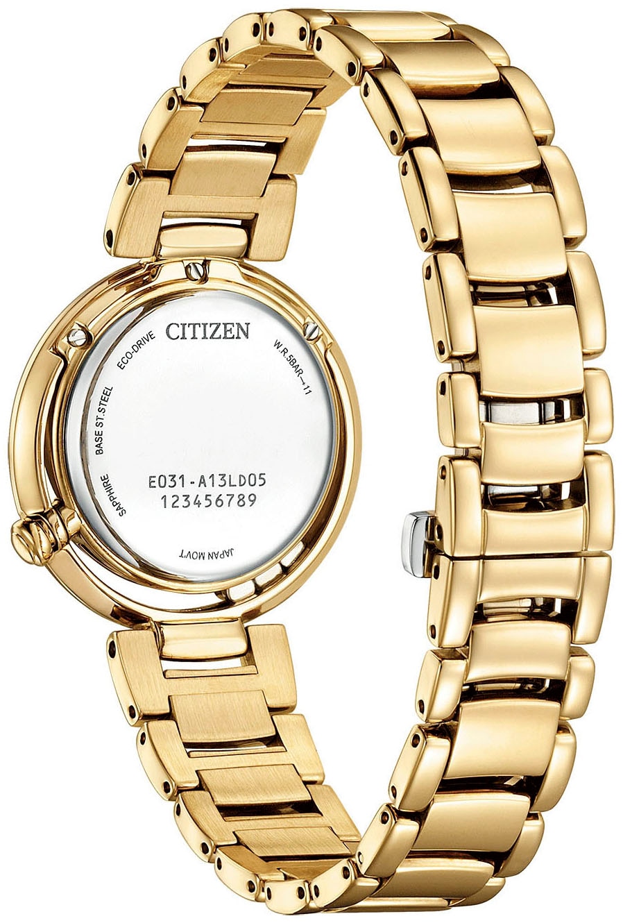 Citizen Solaruhr, Armbanduhr, Damenuhr, mit Diamanten