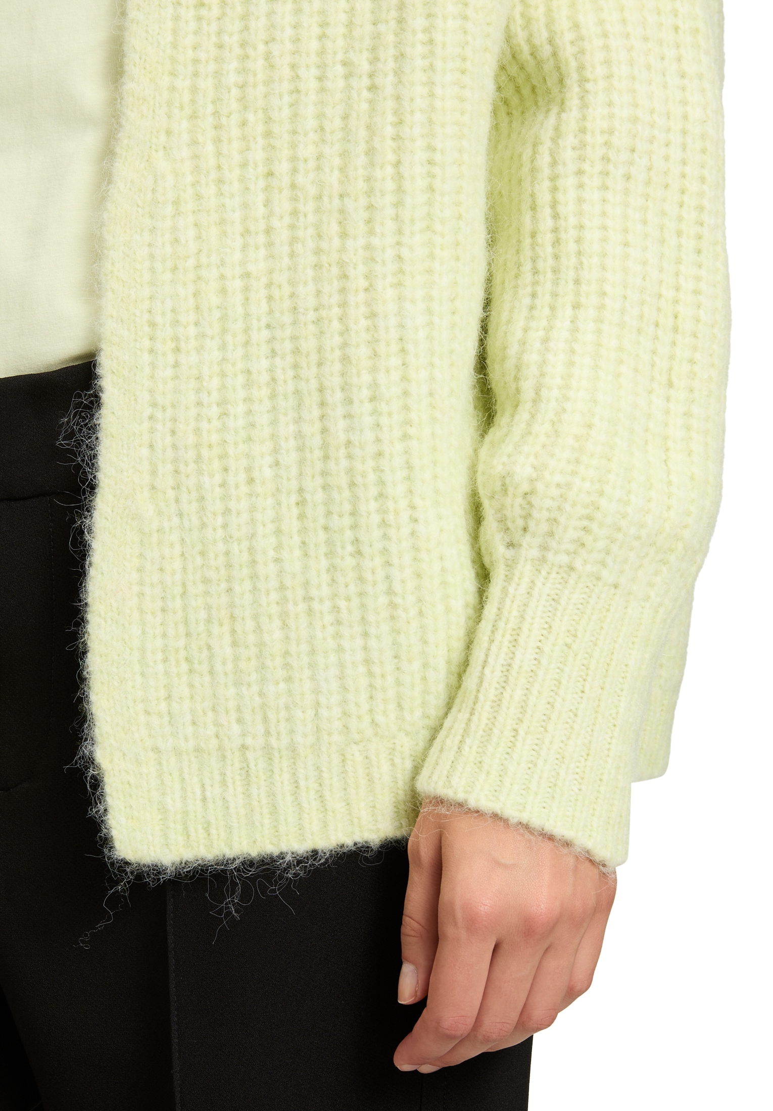 Cartoon Strickjacke »Cartoon Damen Strick-Cardigan mit Rippbündchen«, Ajourmuster