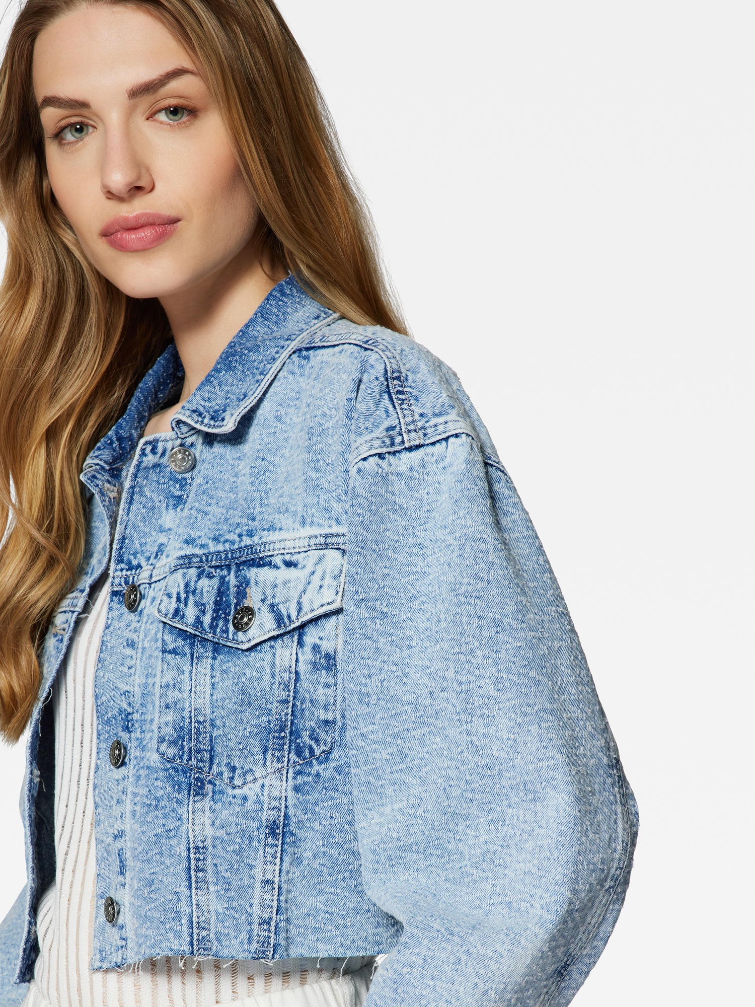 Mavi Jeansjacke »BRENDA«, Cropped Jeansjacke