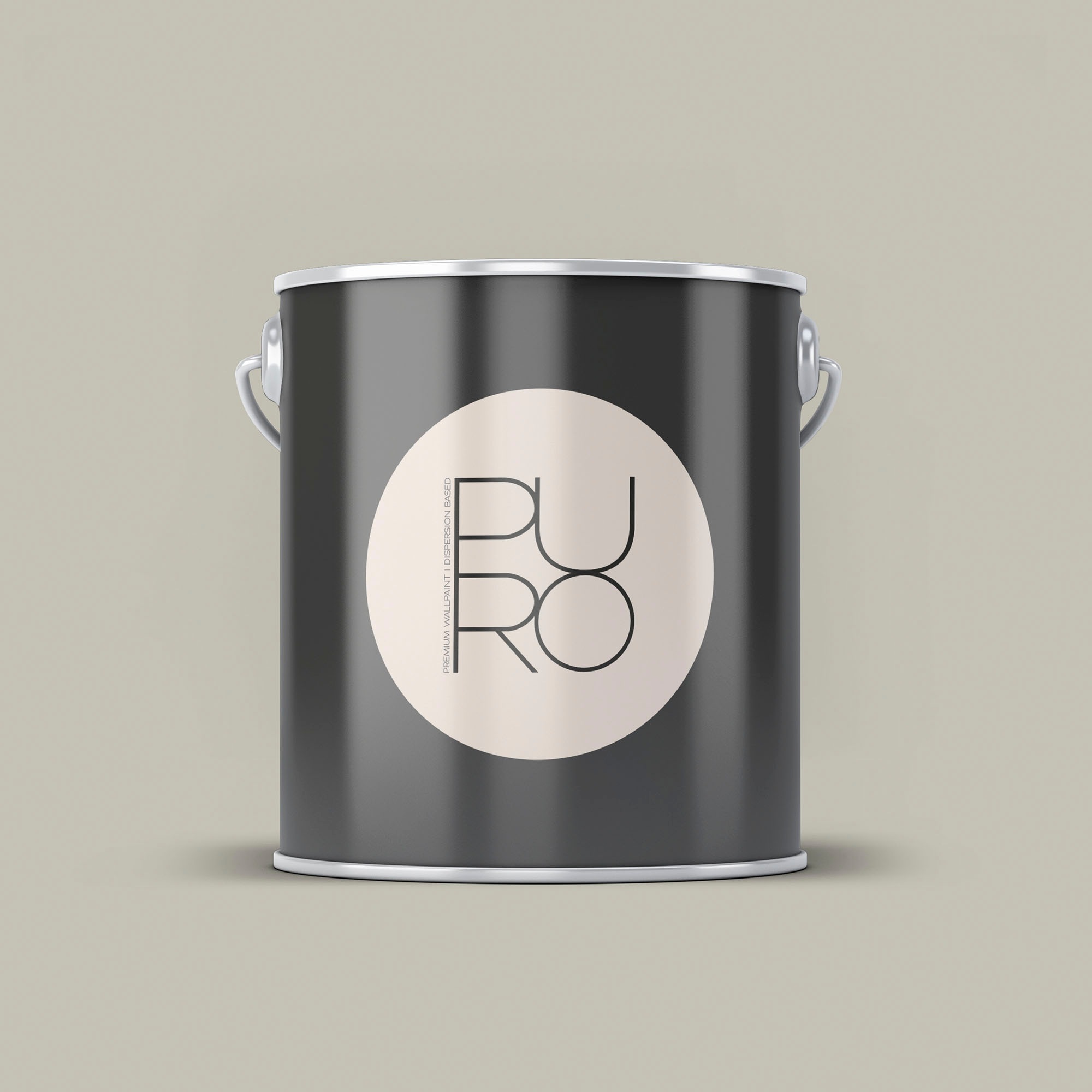 A.S. CRÉATION Wandfarbe "Premium Innenwandfarbe PURO Tuchmatt calm taupe", 2,5 l 2,5mlc7004 calm taupe, Farben, ideal für Wohnzimmer, Schlafzimmer,