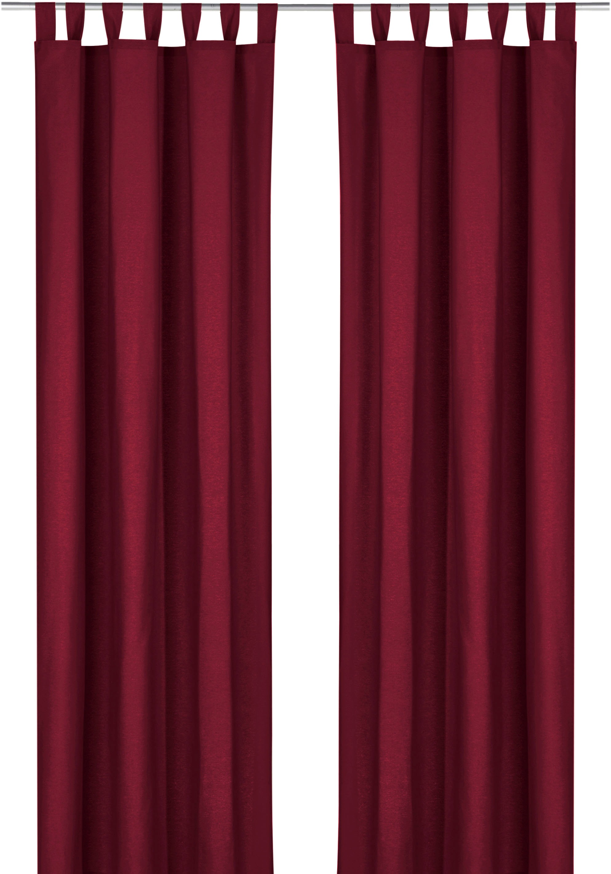 Weckbrodt Vorhang "Sento" Schlaufen 1 Stk. tlg. Baumwolle, blickdicht, matt günstig online kaufen