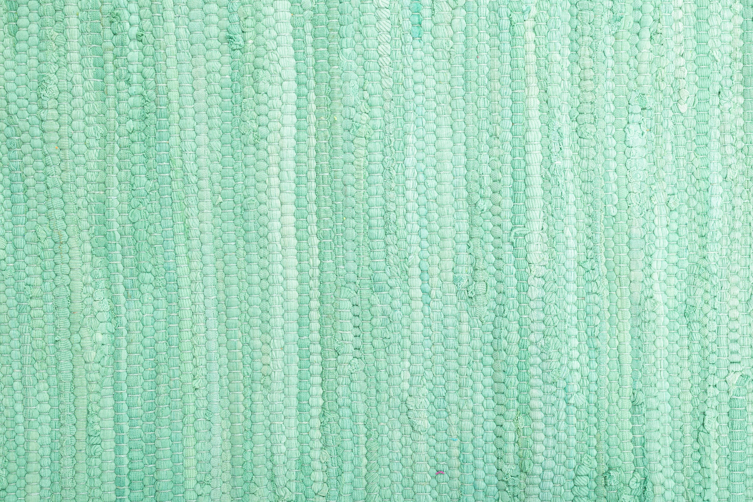 THEKO Läufer »Happy Cotton Fleckerl«, rechteckig, Handweb Läufer, Flachgewebe, reine Baumwolle, handgewebt, mit Fransen