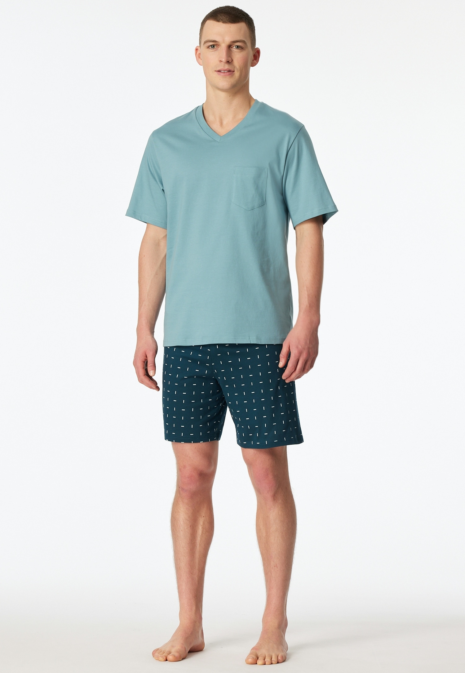 Schiesser Shorty "Comfort Essentials" 2 mit aufgesetzter Brusttasche günstig online kaufen