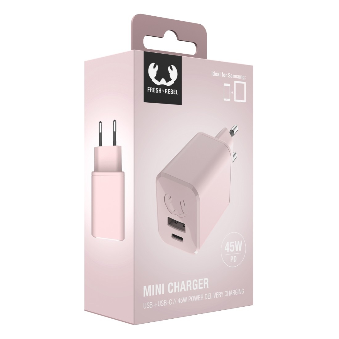 Fresh´n Rebel USB-Ladegerät »Mini-Charger USB-C und USB-A, PD 45W«