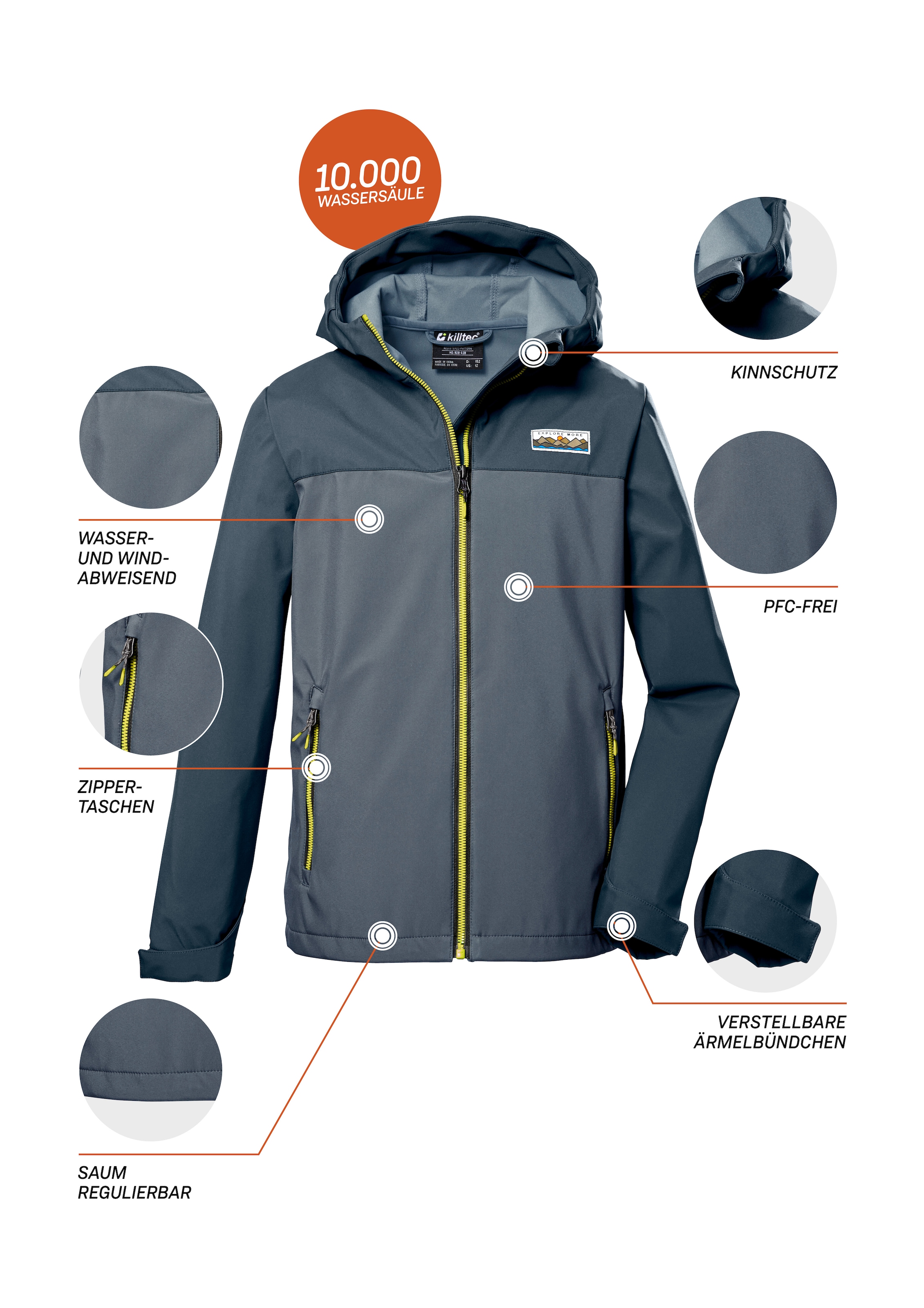 Killtec Softshelljacke »KOS 344 BYS SFTSHLL JCKT«