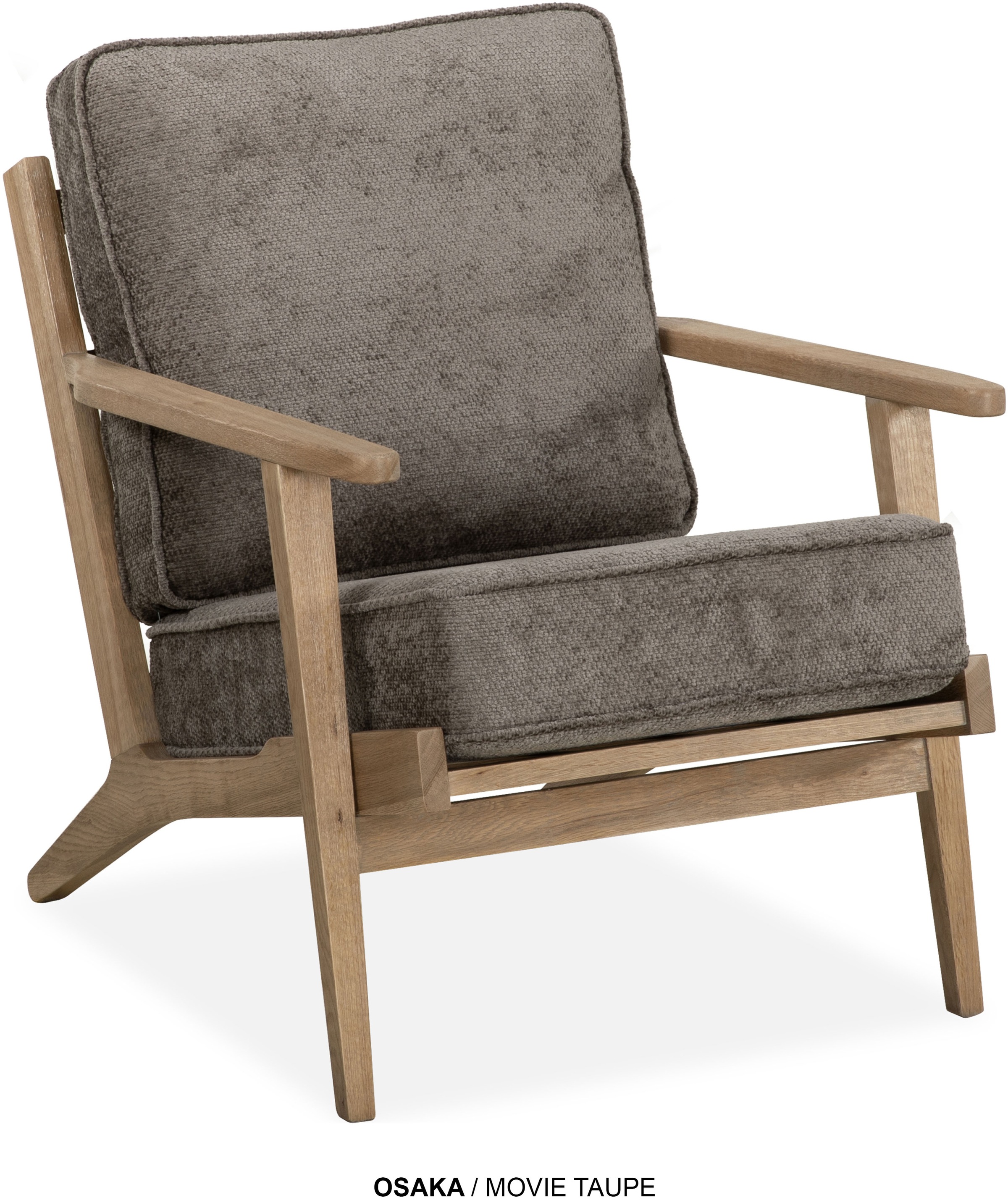 OMG Design Esszimmerstuhl "Osaka" () 2 Stk. Stoff Retrostuhl, massivholz Fr günstig online kaufen