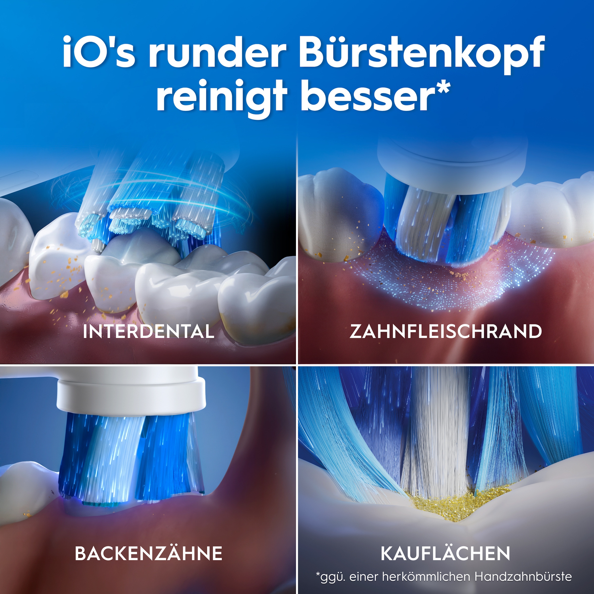 Oral-B Elektrische Zahnbürste »iO Series 2« 1 Stk. Aufsteckbürsten für die sanfte Reinigung,  Reise-Etui