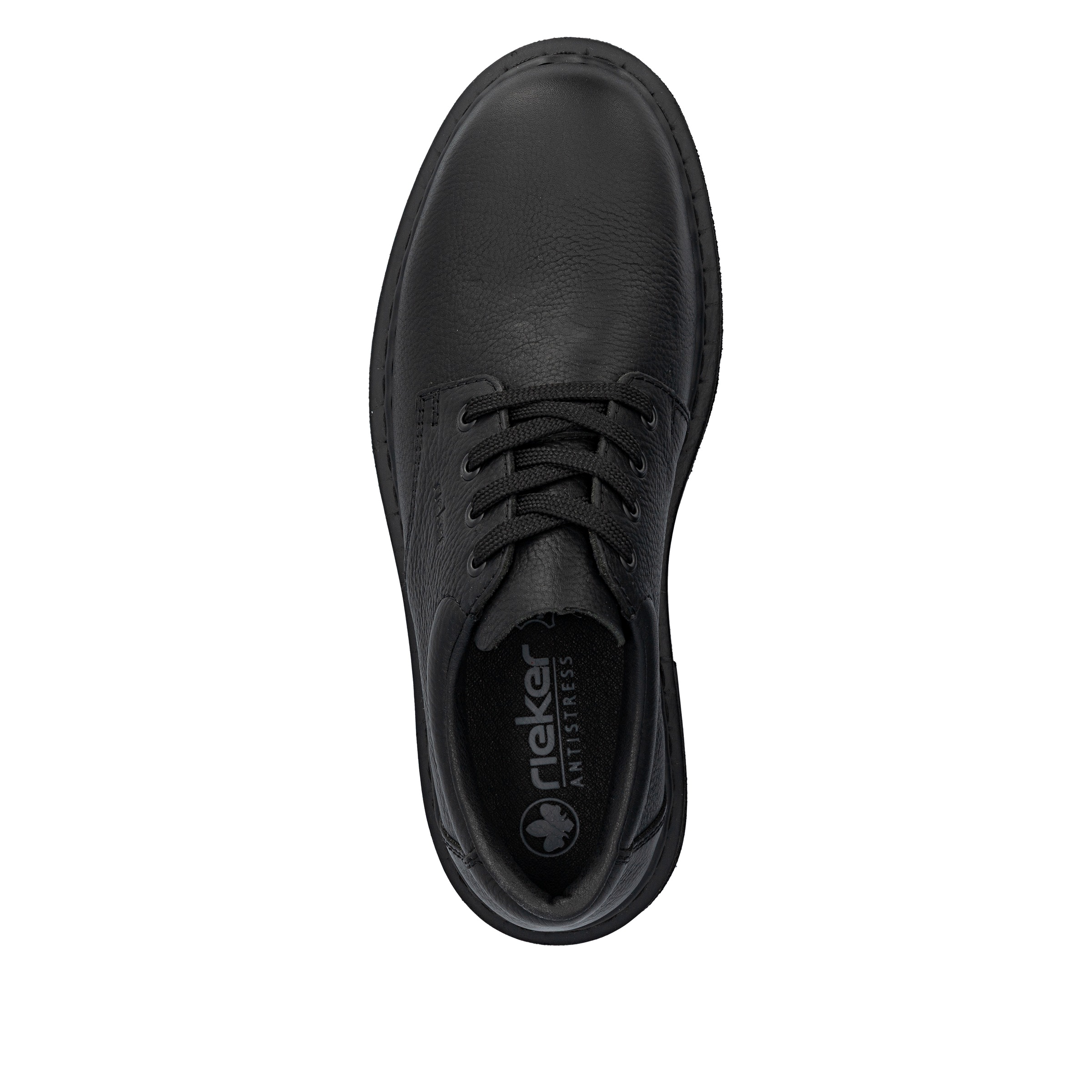 Rieker Schnürschuh, Halbschuh, Basic-Schnürer, mit Profilsohle und Lederinnensohle