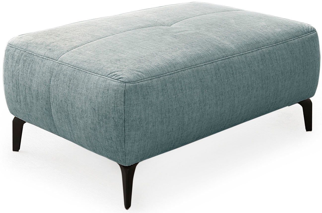 Jockenhöfer Gruppe Hocker "Salo, B: 114 cm" im Retrolook mit Wellenunterfederung und frei im Raum stellbar