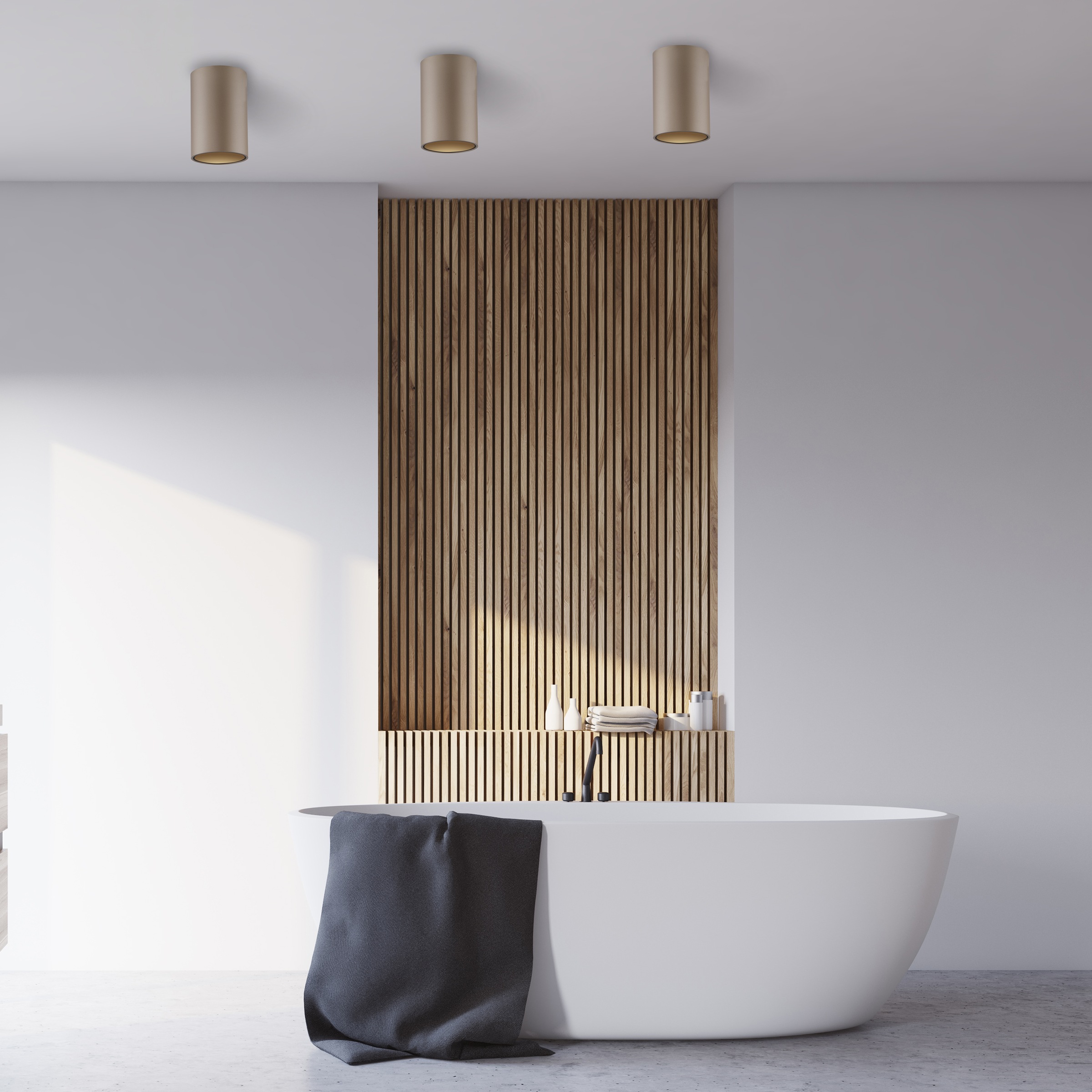 Neuhaus PURE LED Deckenleuchte »PURE Point« LED-Board 1 Stk. Warmweiß Dimmfähig über separaten Tronicdimmer, IP44