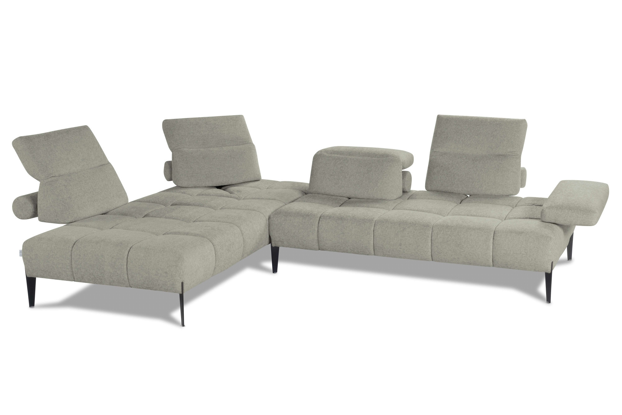 CALIA ITALIA Ecksofa "Skyline, Made in Italy, Design-Sofa, L-Form, mit Sitz günstig online kaufen