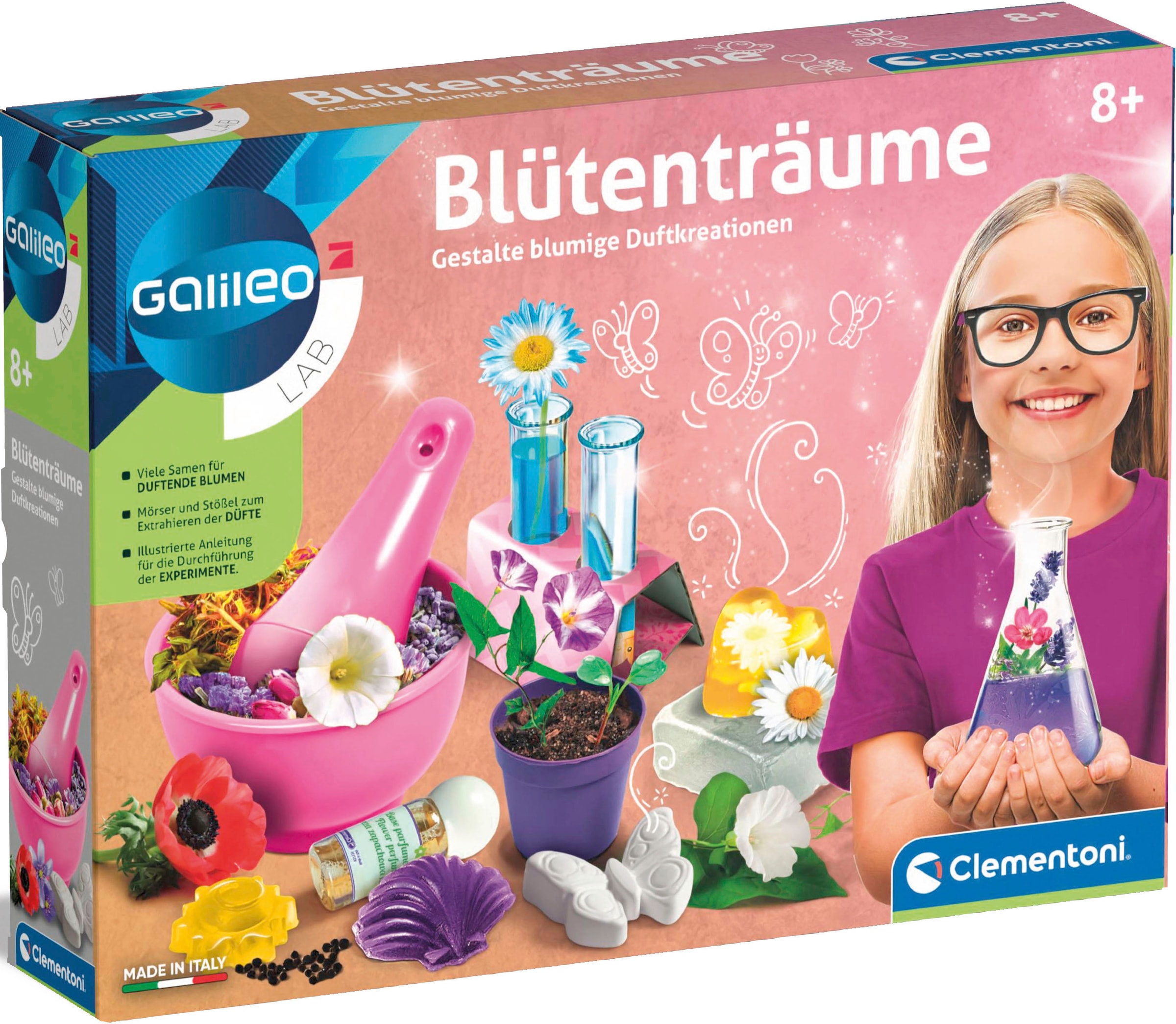 Clementoni® Experimentierkasten »Galileo, Blütenträume«, Made in Europe