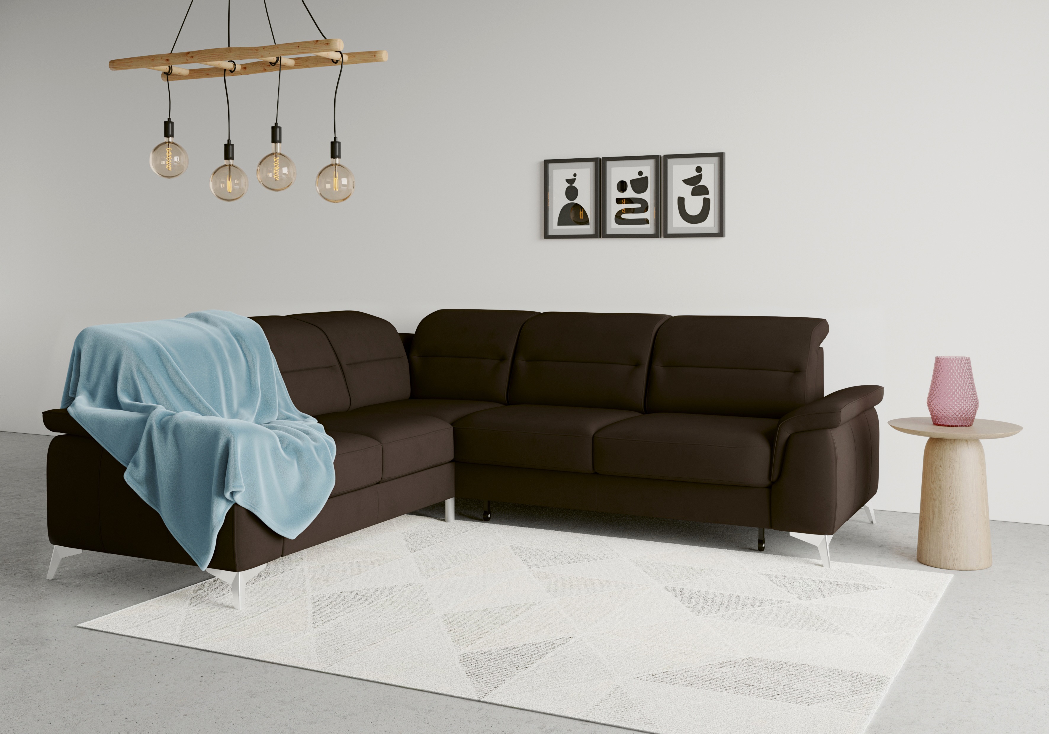 Thumbnail - sit&more Ecksofa "Sinatra L-Form", optional mit Kopfteilverstellung und Armteilfunktion