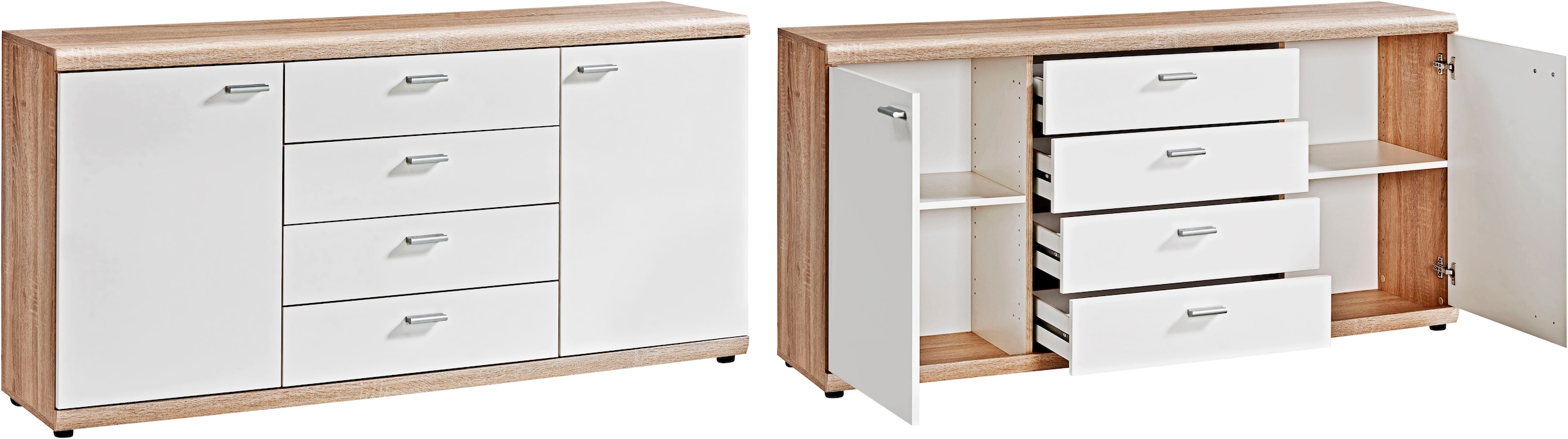 Procontour Kommode "Sun BESTSELLER" Höhe 74 cm, variabel verstellbaren Einlegeböden