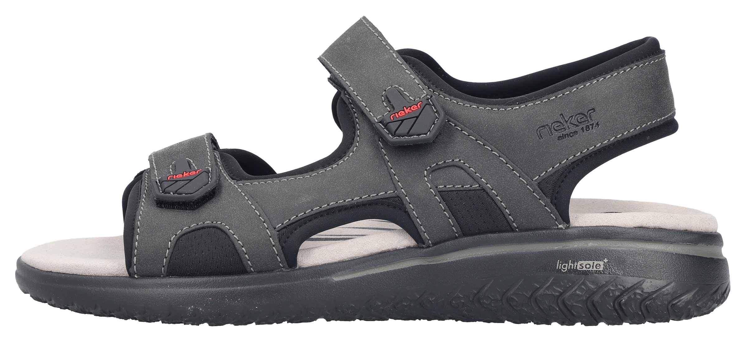 Rieker Sandale  Sommerschuh, Klettschuh, Outdoorsandale mit Klettriemchen