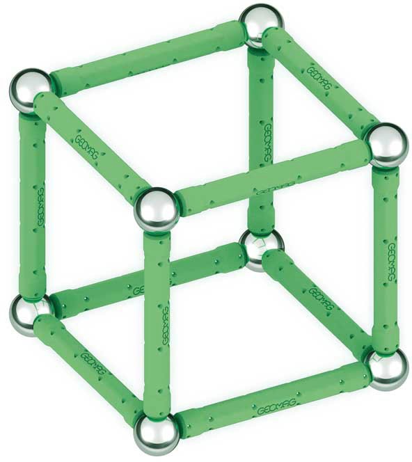 Geomag™ Magnetspielbausteine »GEOMAG™ Glow, Recycled«, (25 St.), aus recyceltem Material; Made in Europe
