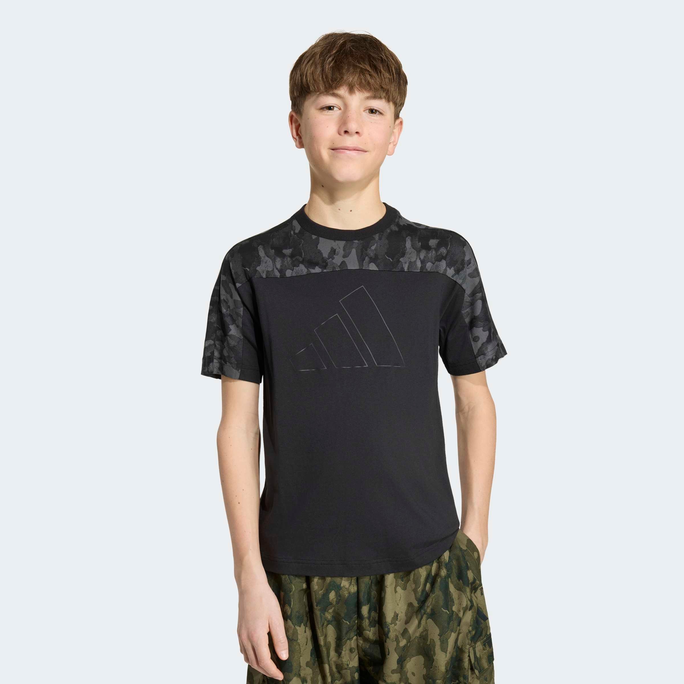 adidas Sportswear T-Shirt »SEASONAL ESSENTIALS KIDS BAUMWOLL-, CAMOUFLAGE«