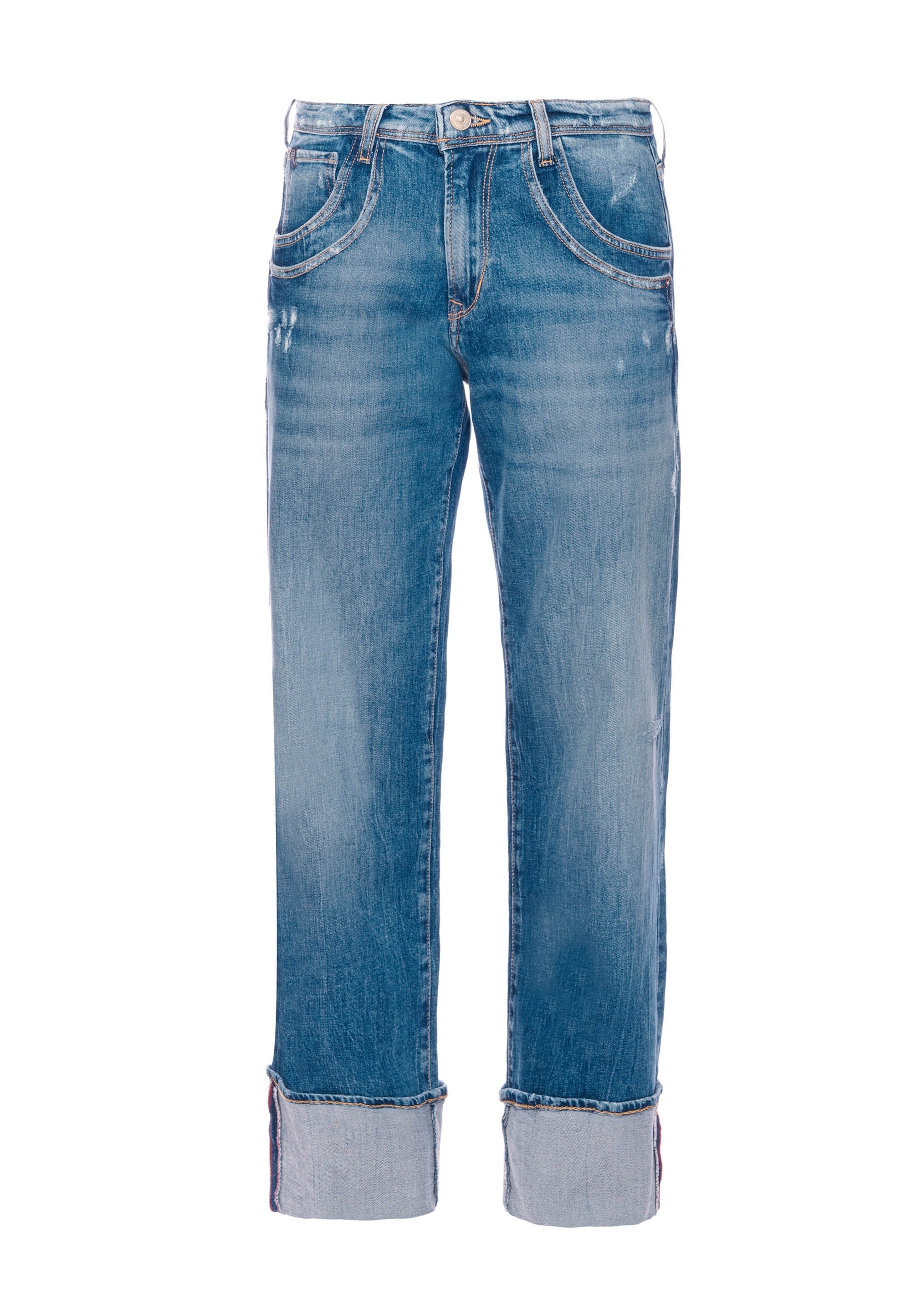 Le Temps Des Cerises Bequeme Jeans »400/28«, mit umgeschlagenem Beinsaum