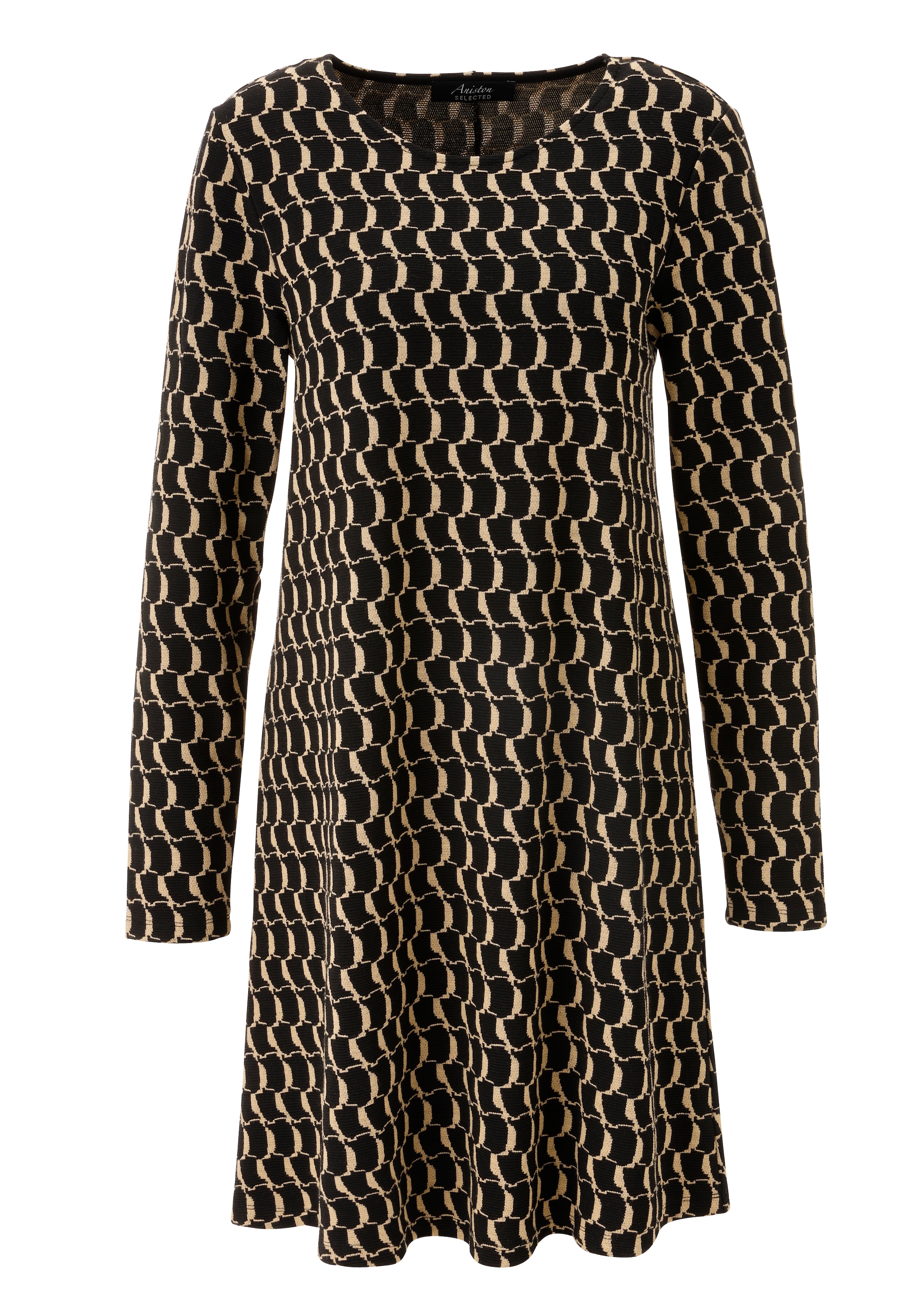 Aniston SELECTED Jerseykleid, in leichter A-Linien-Form - NEUE KOLLEKTION