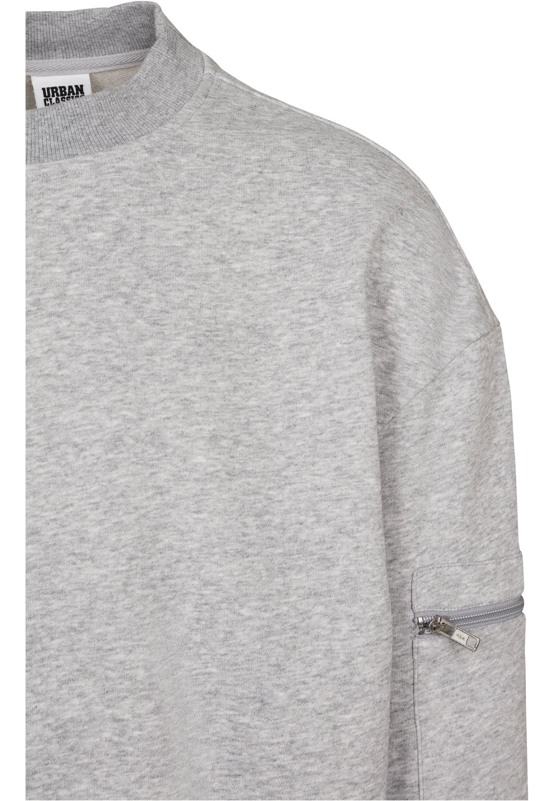URBAN CLASSICS Rundhalspullover »Urban Classics Herren Training Terry Crew«, (1 tlg.)