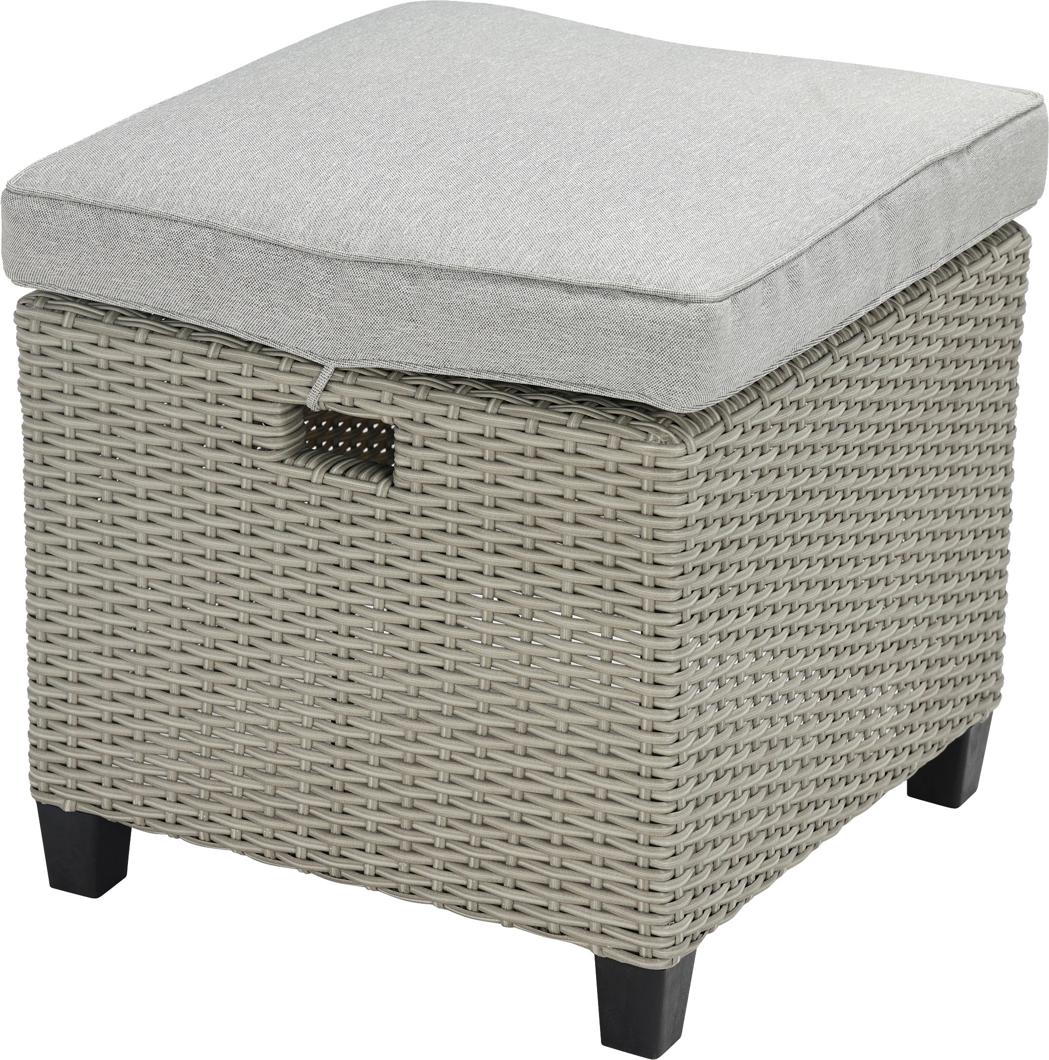 KONIFERA Gartenlounge-Set »Amsterdam XL« Set, 16 tlg. tlg. bestehend aus 2 Sesseln, 2 Hocker, 1 Sofa, 10 Sitzauflagen, 1 Tisch