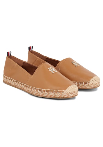 TOMMY HILFIGER Basutės »TH LEATHER FLAT ESPADRILLE« s...