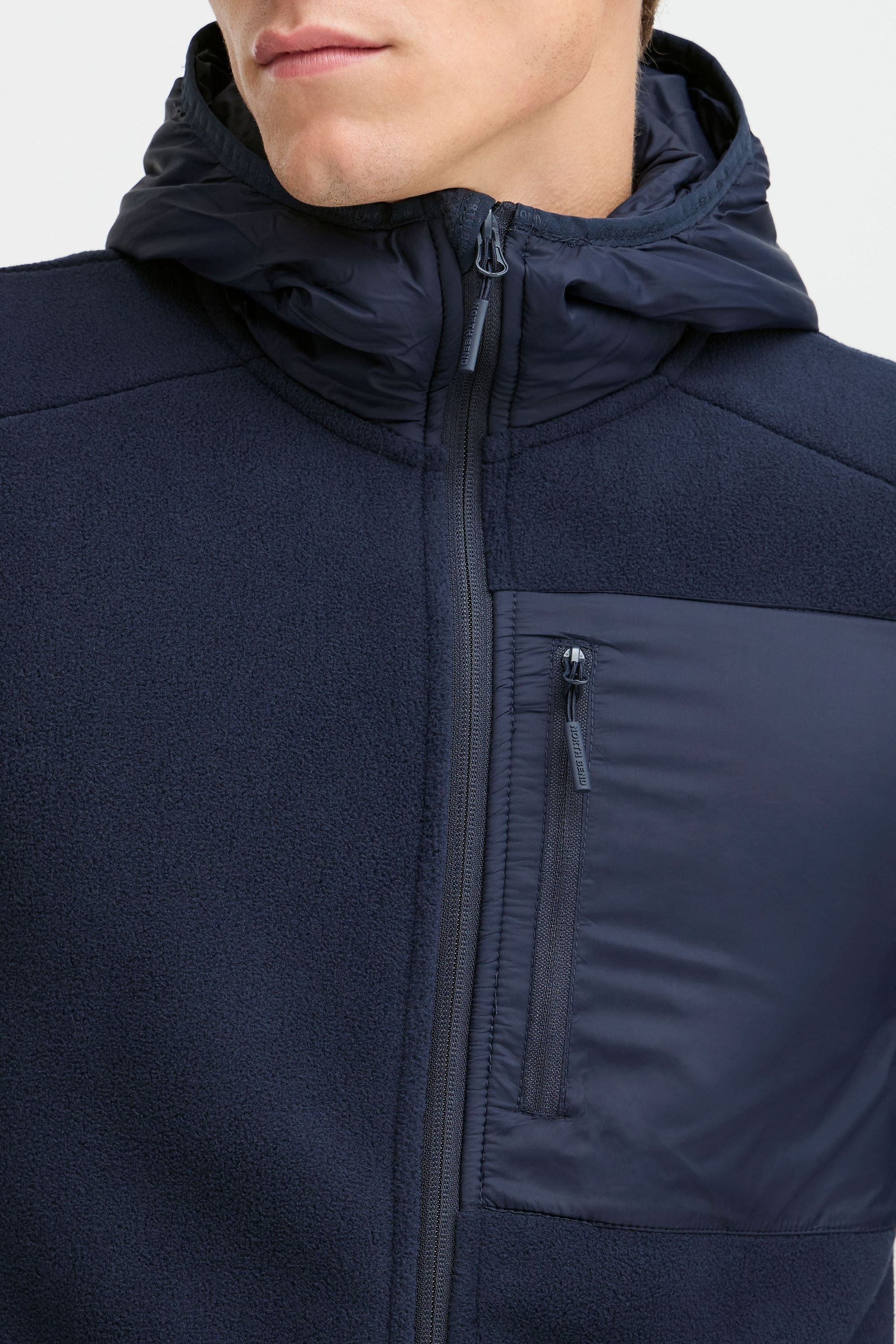 North Bend Fleecejacke »Fleecejacke NBMatej M«, mit Kapuze