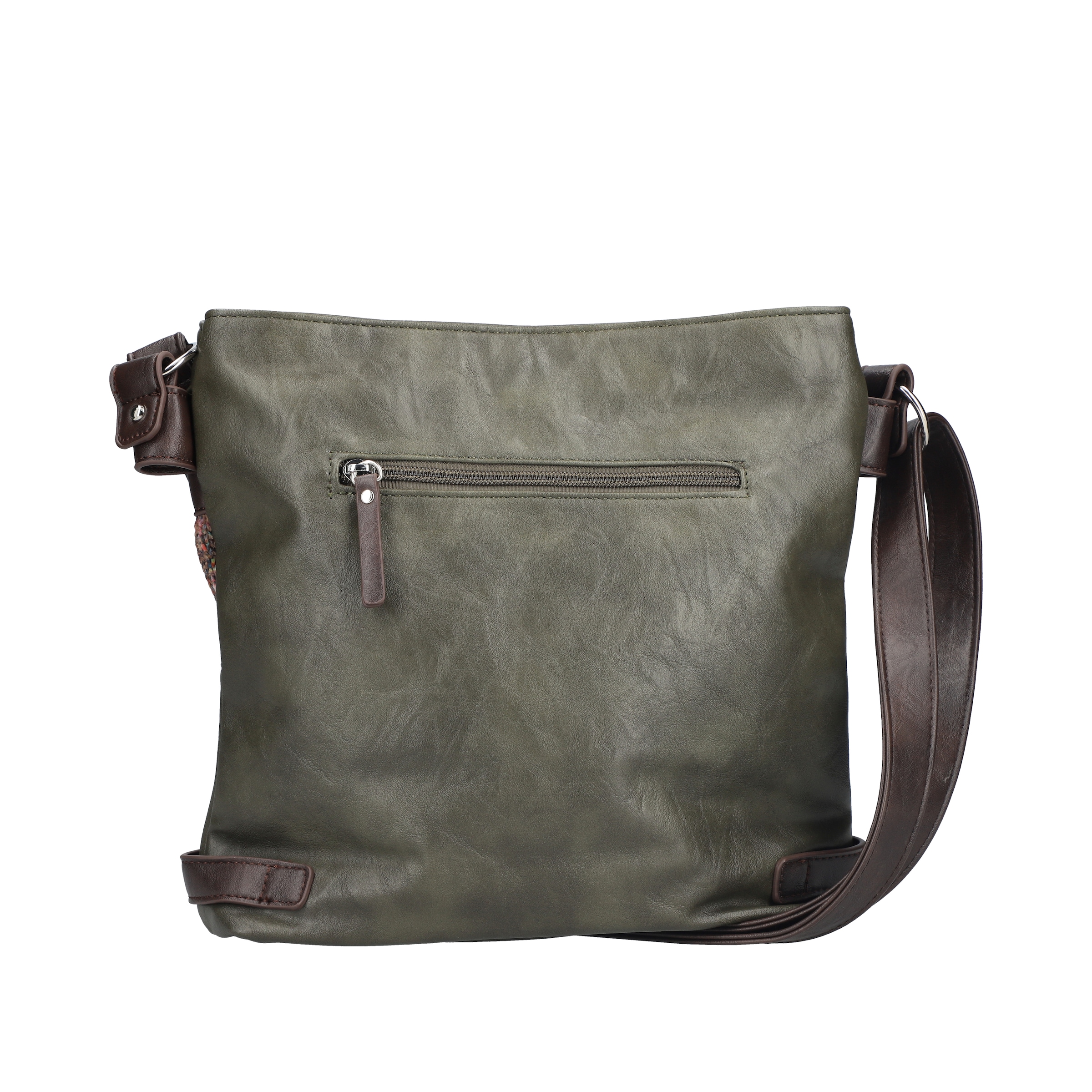 Rieker Umhängetasche Schultertasche, Damen-Tasche mit praktischem Reißverschluss-Rückfach