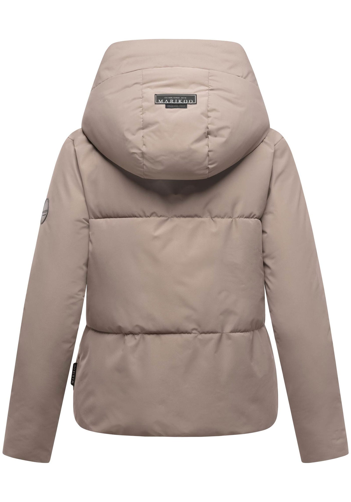 Marikoo Winterjacke »Ninikaa«, kurze Winter Jacke mit extra hohem Windschutzkragen