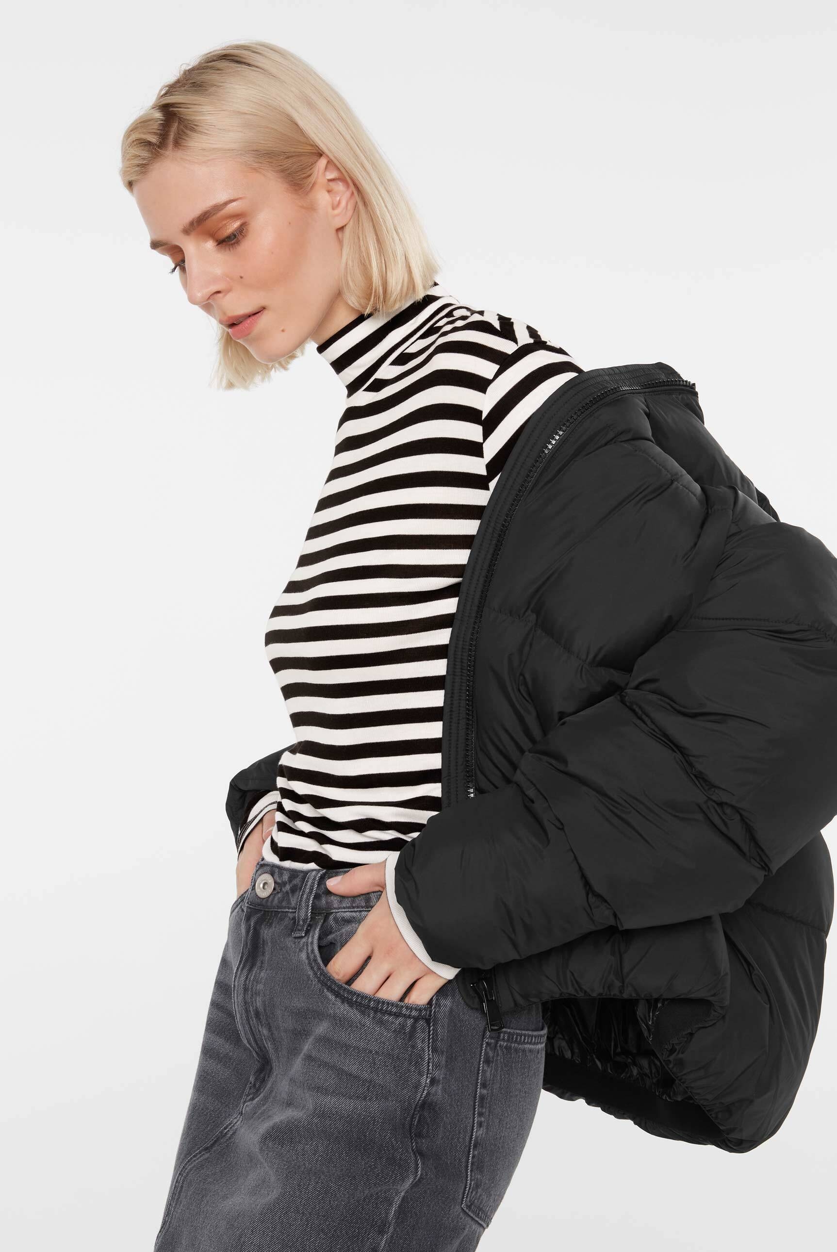 SENSES.THE LABEL Winterjacke mit Kapuze mit elastischen Steppnähten