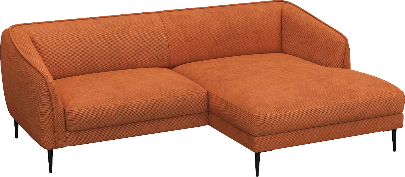 FLEXLUX Ecksofa "Belle Designsofa, bequem durch Kaltschaum im Sitz, OTTOs C günstig online kaufen