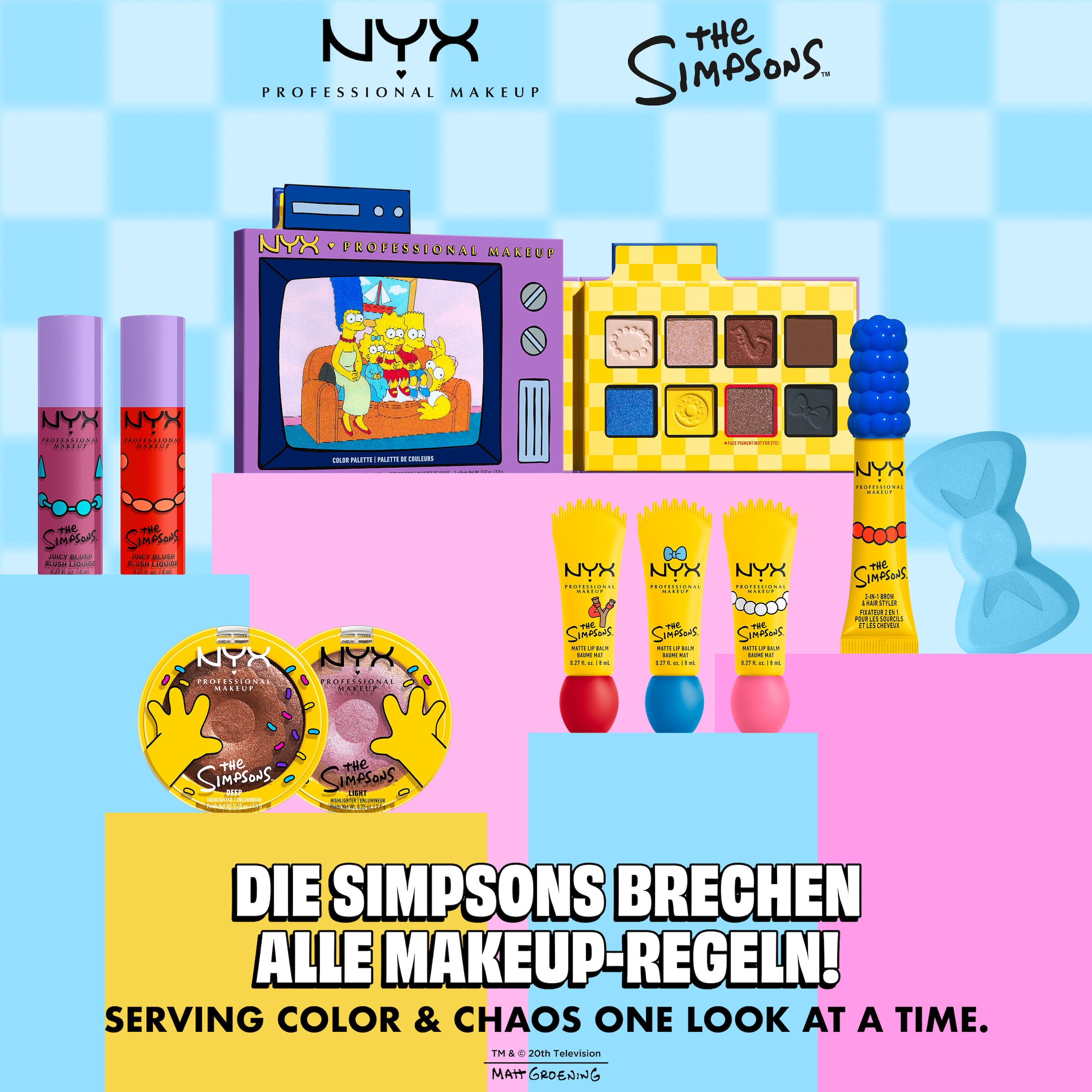 NYX PROFESSIONAL MAKEUP Augenbrauenpflege »MARGE SIMPSON MEGA GLUE 2-IN-1« Augenbrauen- und Haargel