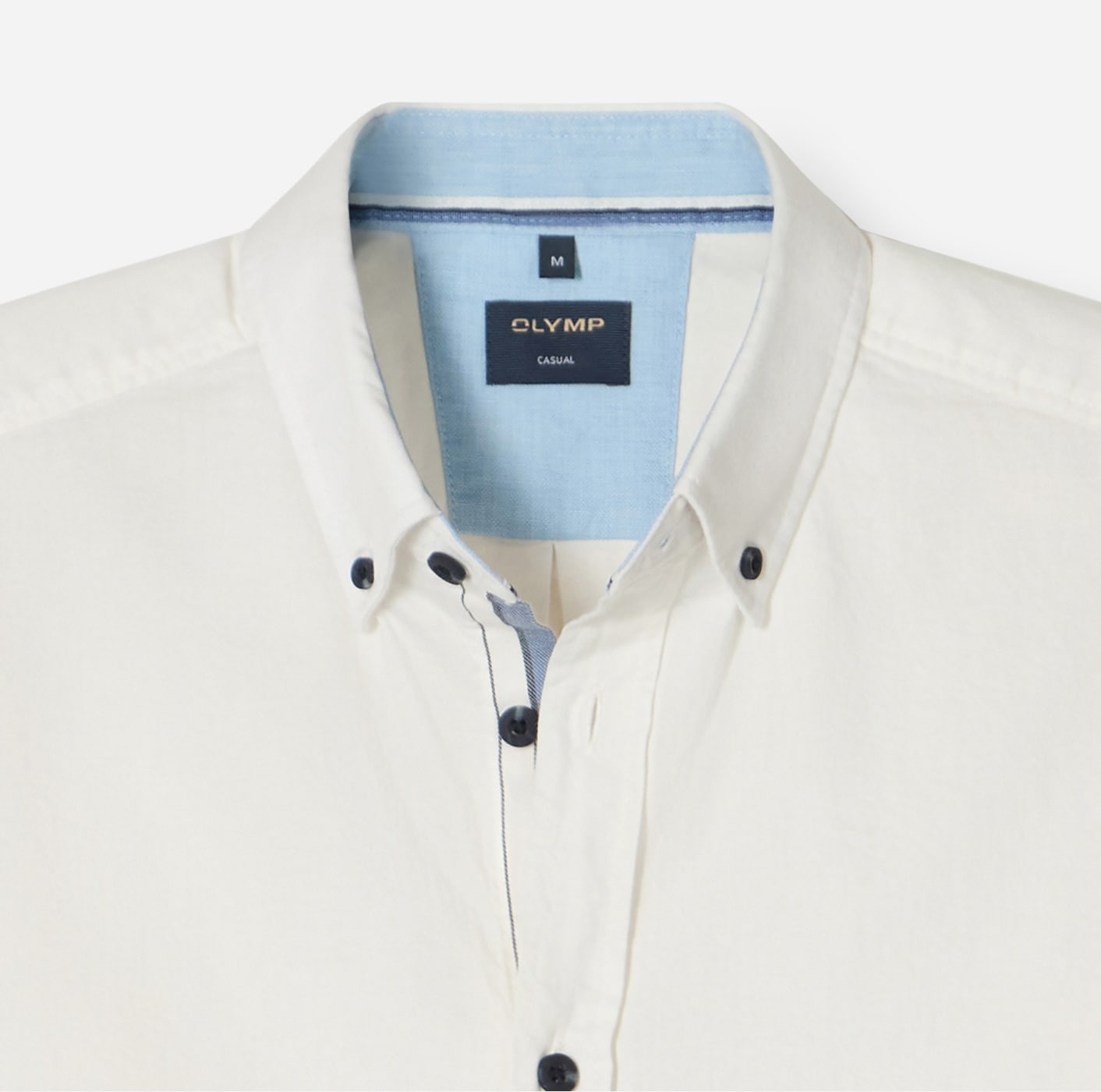 OLYMP Langarmhemd, Regular Fit, Businesshemd, Button-down-Kragen, Feincord