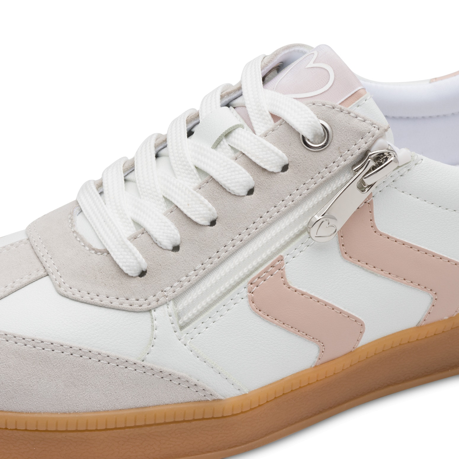 MARCO TOZZI Plateausneaker , Freizeitschuh, Halbschuh, Schnürschuh mit Kontrastbesatz