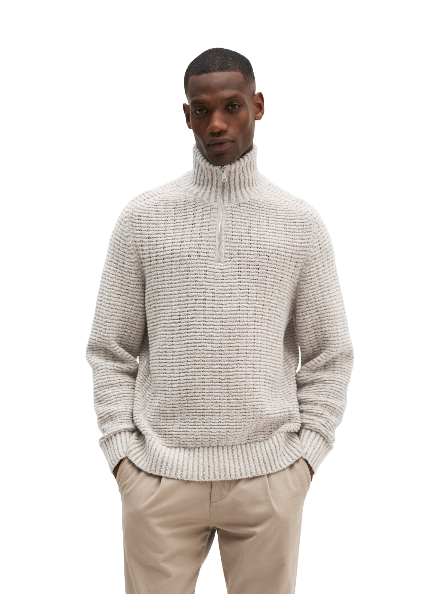 Marc OPolo Rollkragenpullover "aus Bio-Baumwoll-Schurwoll-Mix"