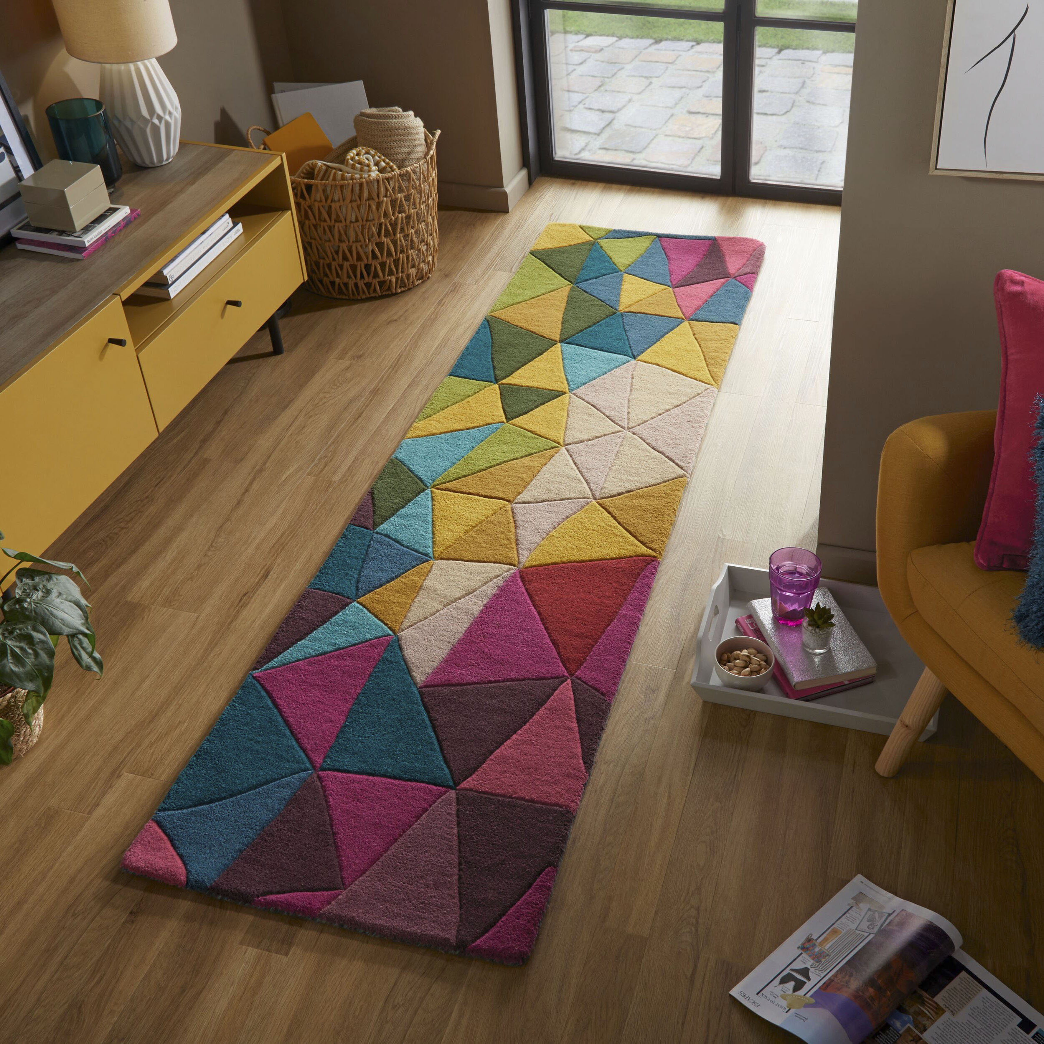 FLAIR RUGS Läufer "Falmouth" rechteckig 10 mm Höhe 100% Wolle, aus Naturfas günstig online kaufen