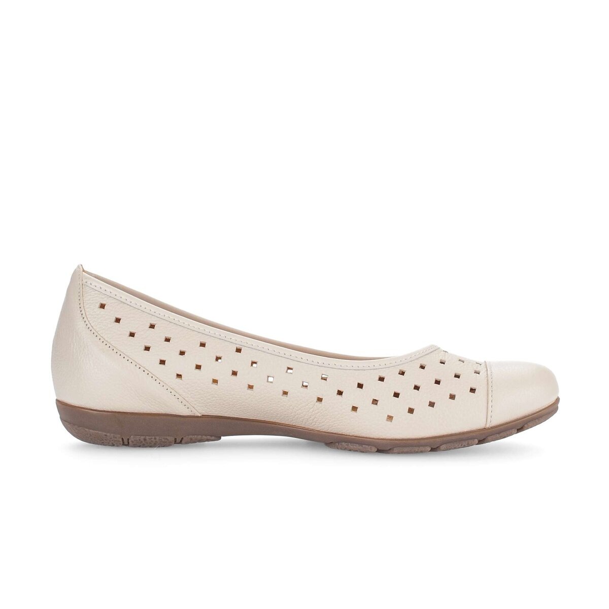 Gabor Ballerinas Leather Women's Cream Size 39 2