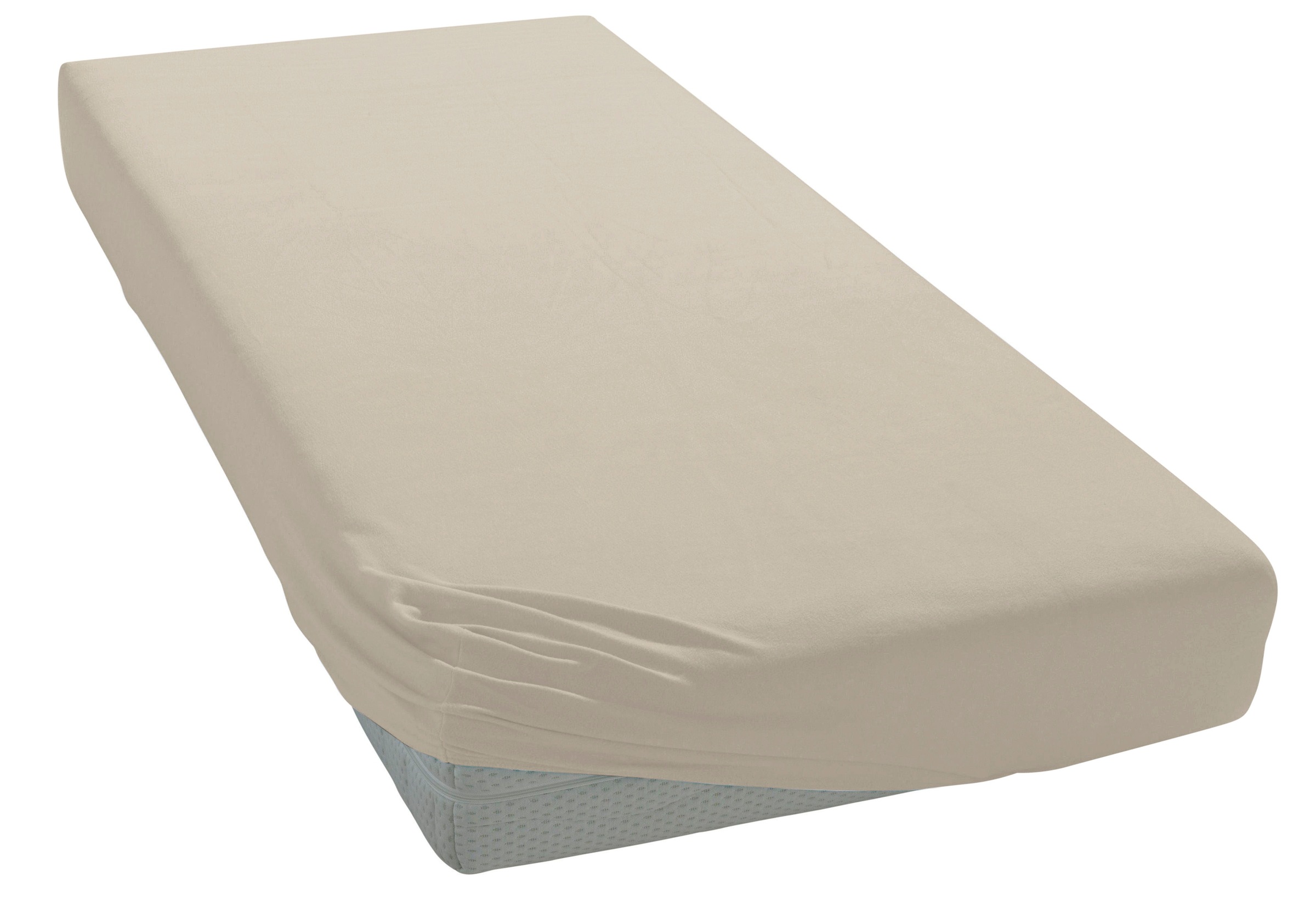 OTTO products Spannbettlaken »Big Stripe in Gr. 90x200, 140x200 oder 180x200 cm«, aus Bio-Baumwolle, für Matratzen bis 30 cm Höhe, Bettlaken