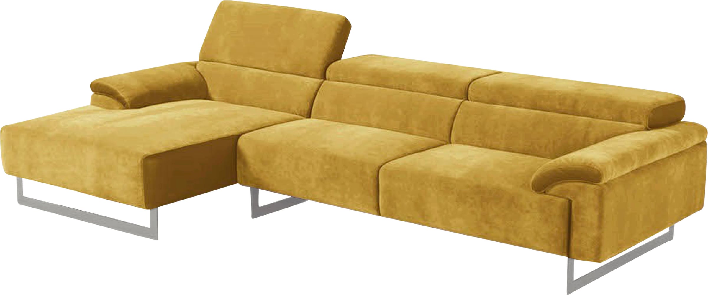 Egoitaliano Ecksofa "Malika, edel und bequem, Designsofa mit hochwertigen B günstig online kaufen
