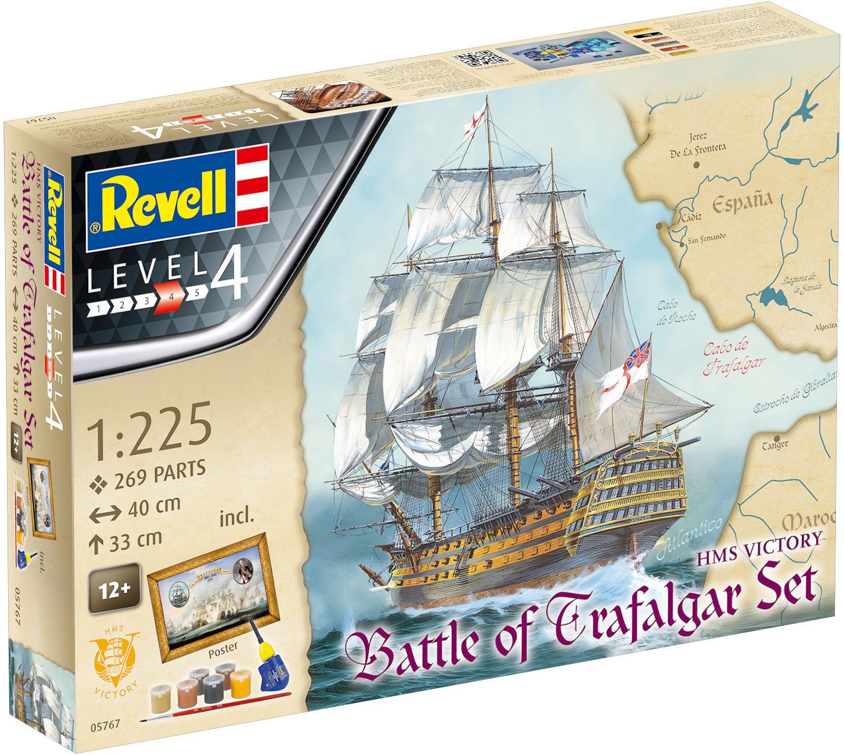 Revell® Modellbausatz »HMS Victory, Battle of Trafalgar«, 1:225, Made in Europe