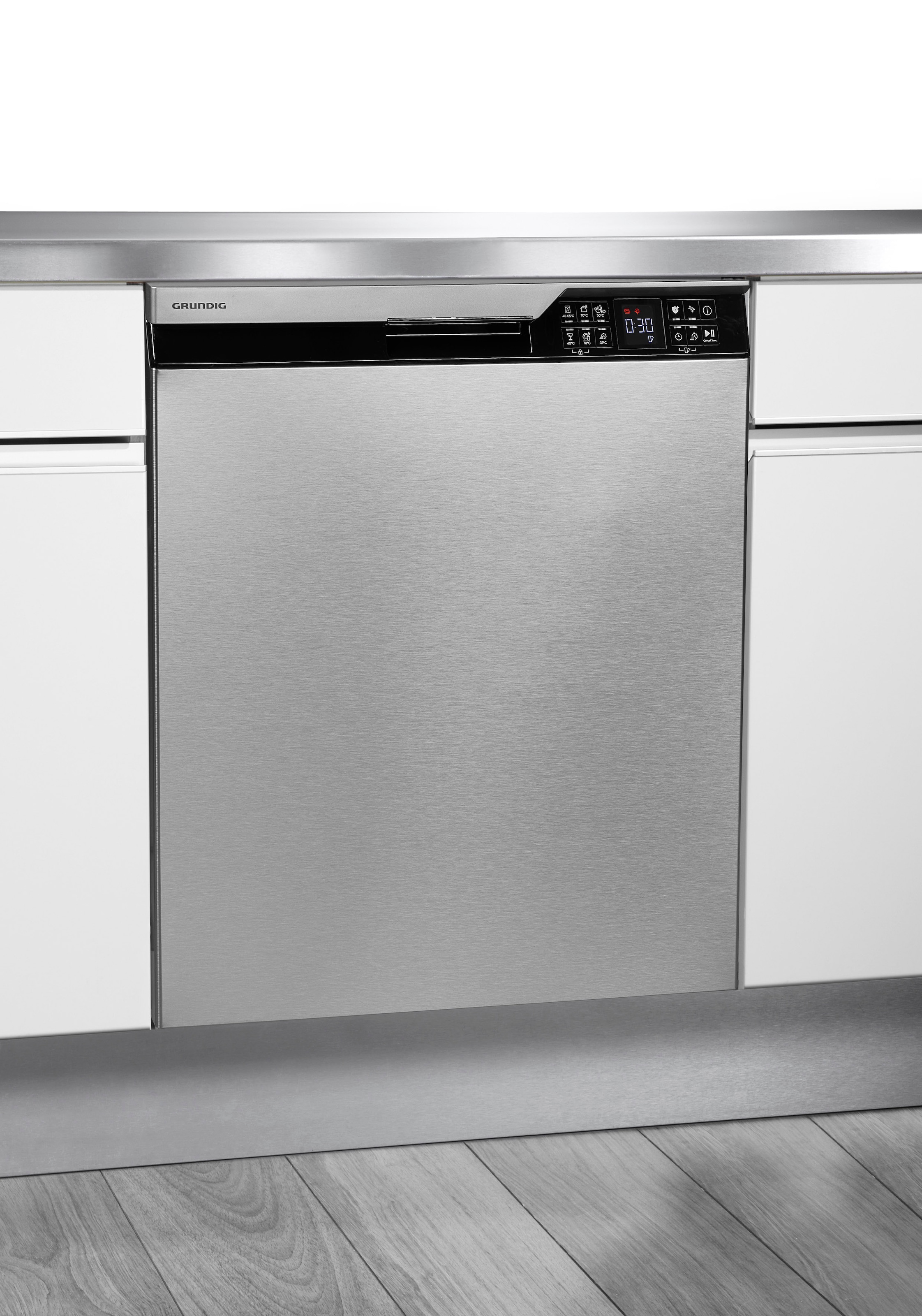 Grundig Unterbaugeschirrspüler »GNUP4420X 7628791677«, 15 Maßgedecke, CornerWash
