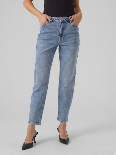 Vero Moda Straight-Jeans VMLINDA HR MOM JEANS GU3184 GA NOOS günstig online kaufen