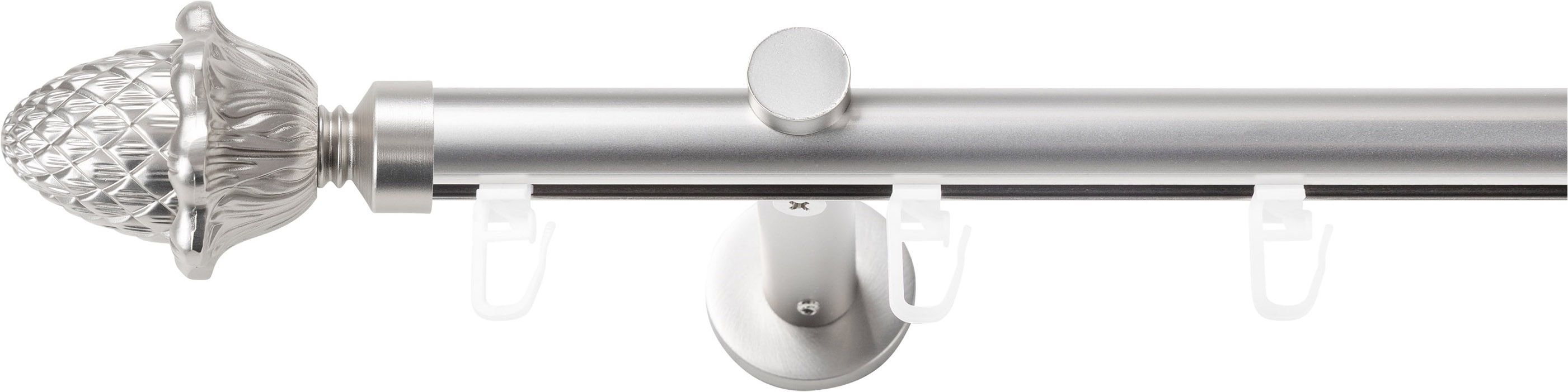 SN DECO GROUP Gardinenstange Ø 19 mm 1 läufig-läufig Fixmaß;kürzbar
