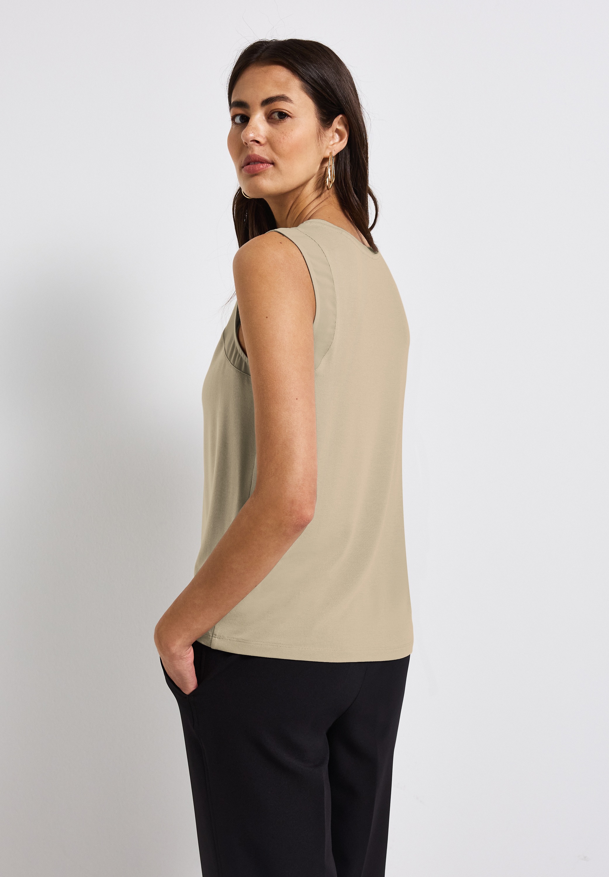 STREET ONE Trägertop, aus Jersey in Unifarbe günstig online kaufen