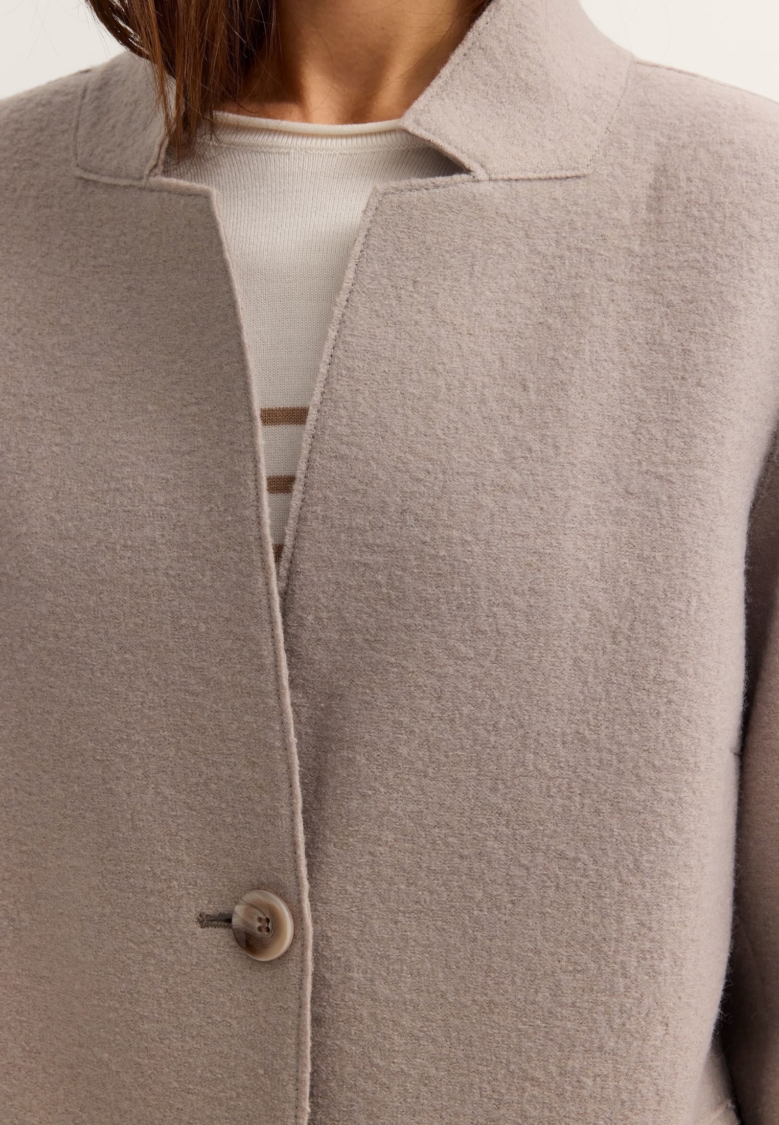 bugatti Wollmantel »Regular Fit« aus reiner italienischer Wolle
