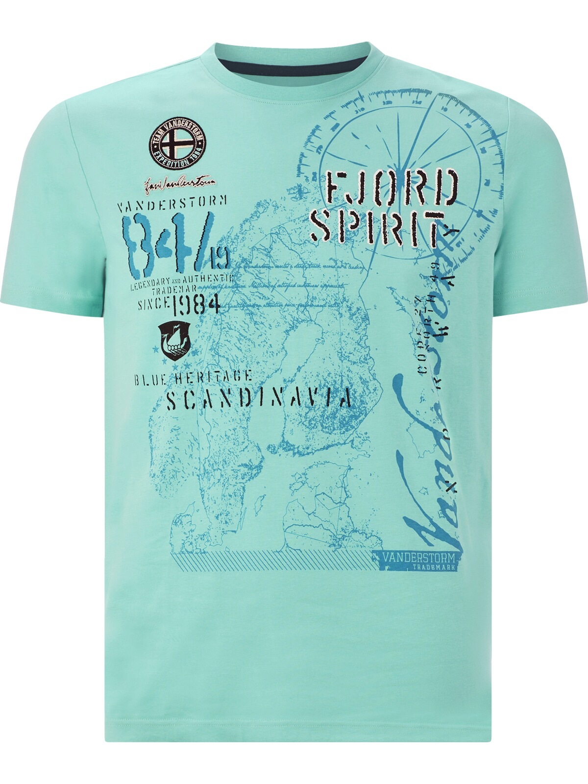 Jan Vanderstorm Rundhalsshirt "T-Shirt DOMINIK" günstig online kaufen