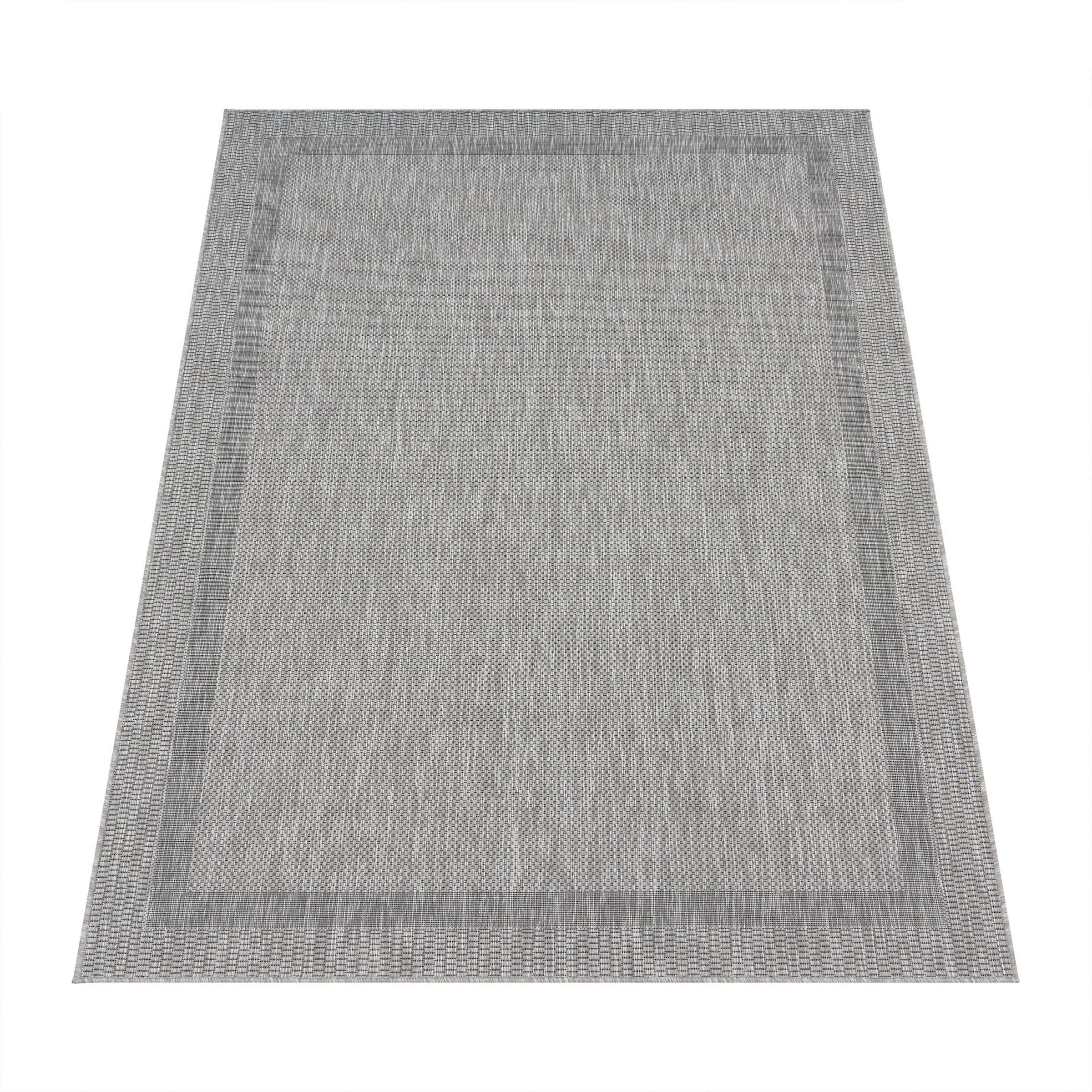 Paco Home Teppich »Roma mit meliert, BAUR geeignet auf rechteckig, Rechnung In- Flachgewebe, dezenter 272«, Bordüre, | und Outdoor
