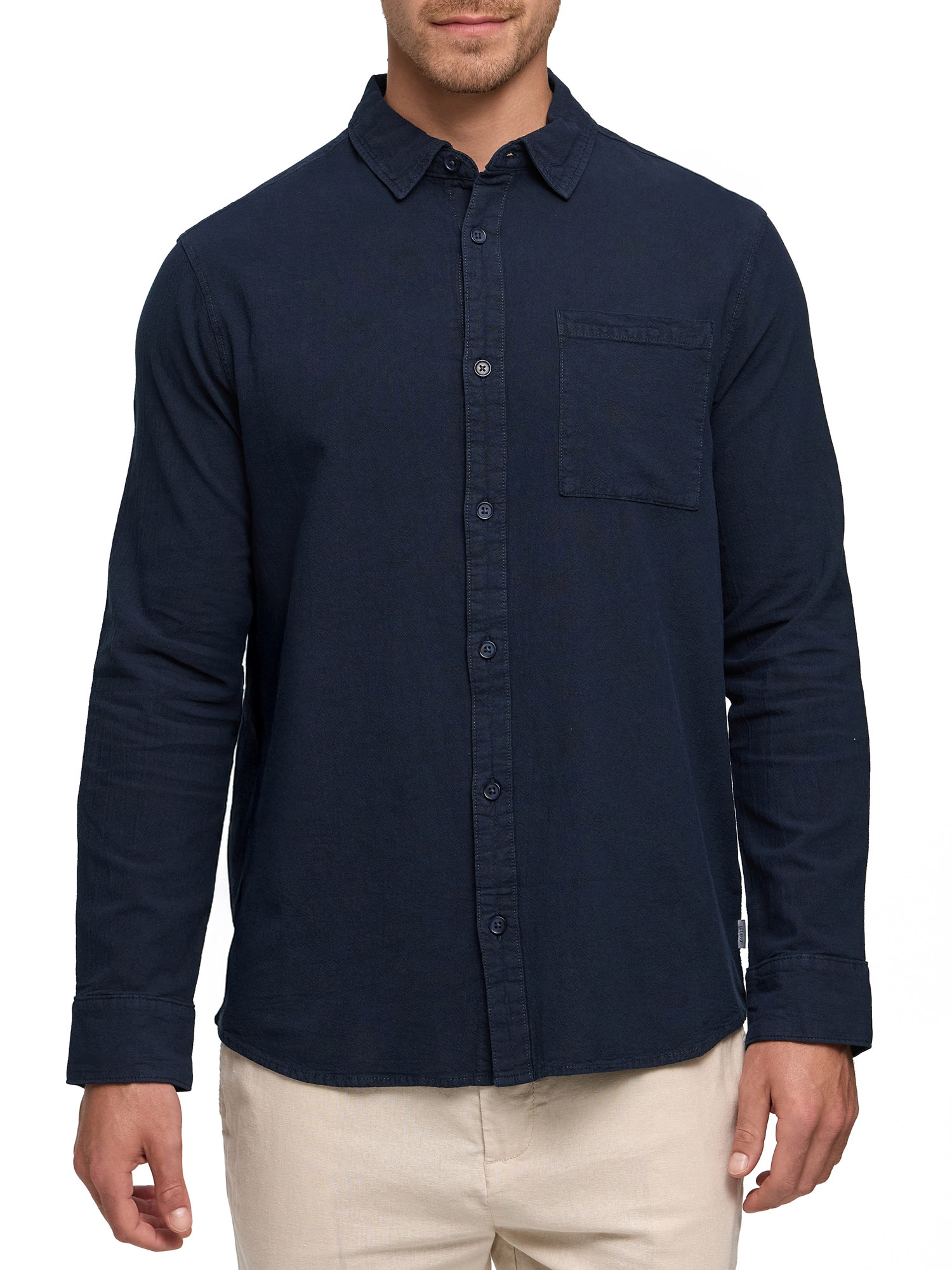 Indicode Langarmhemd "INTrypto Long Sleeve" günstig online kaufen