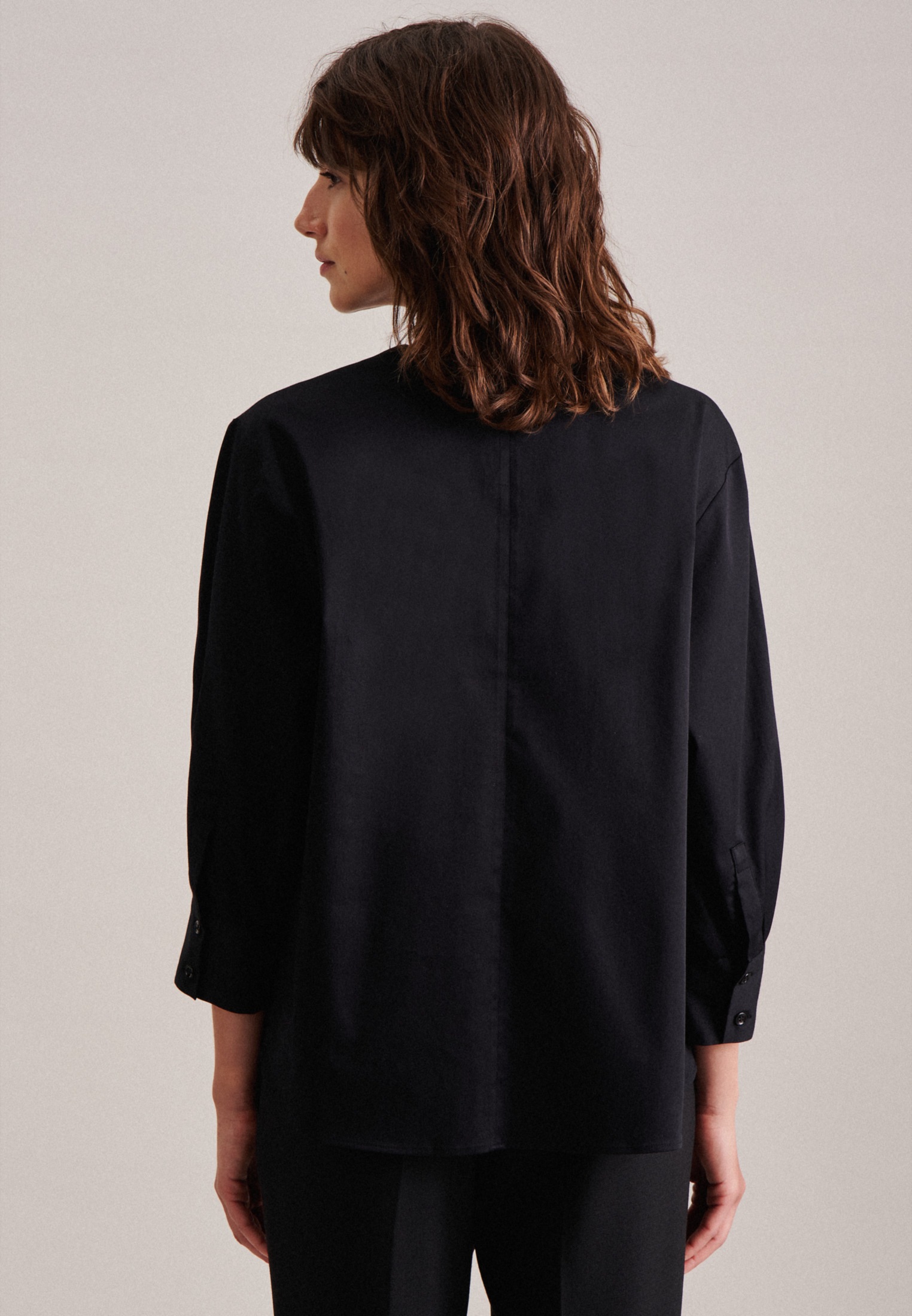 seidensticker Klassische Bluse »Schwarze Rose«, Tunika Uni