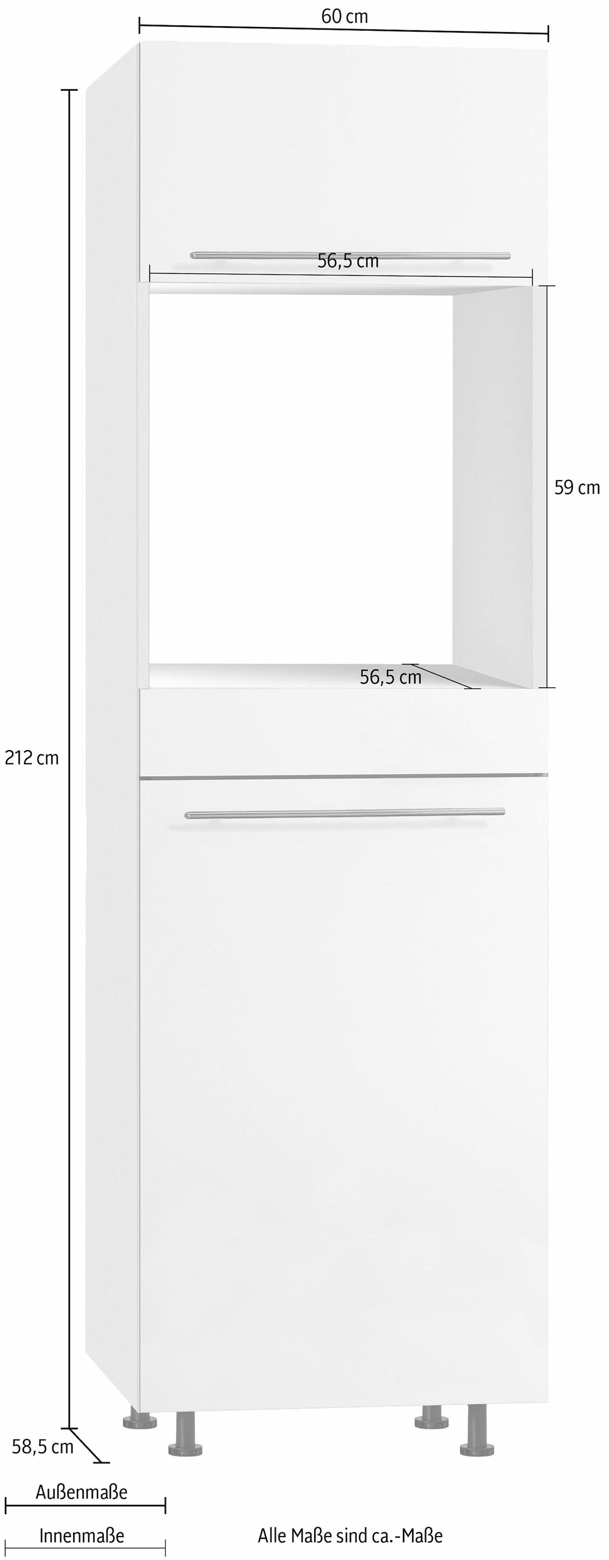 OPTIFIT Backofen/Kühlumbauschrank "Bern", 60 cm breit, 212 cm hoch, mit höh günstig online kaufen